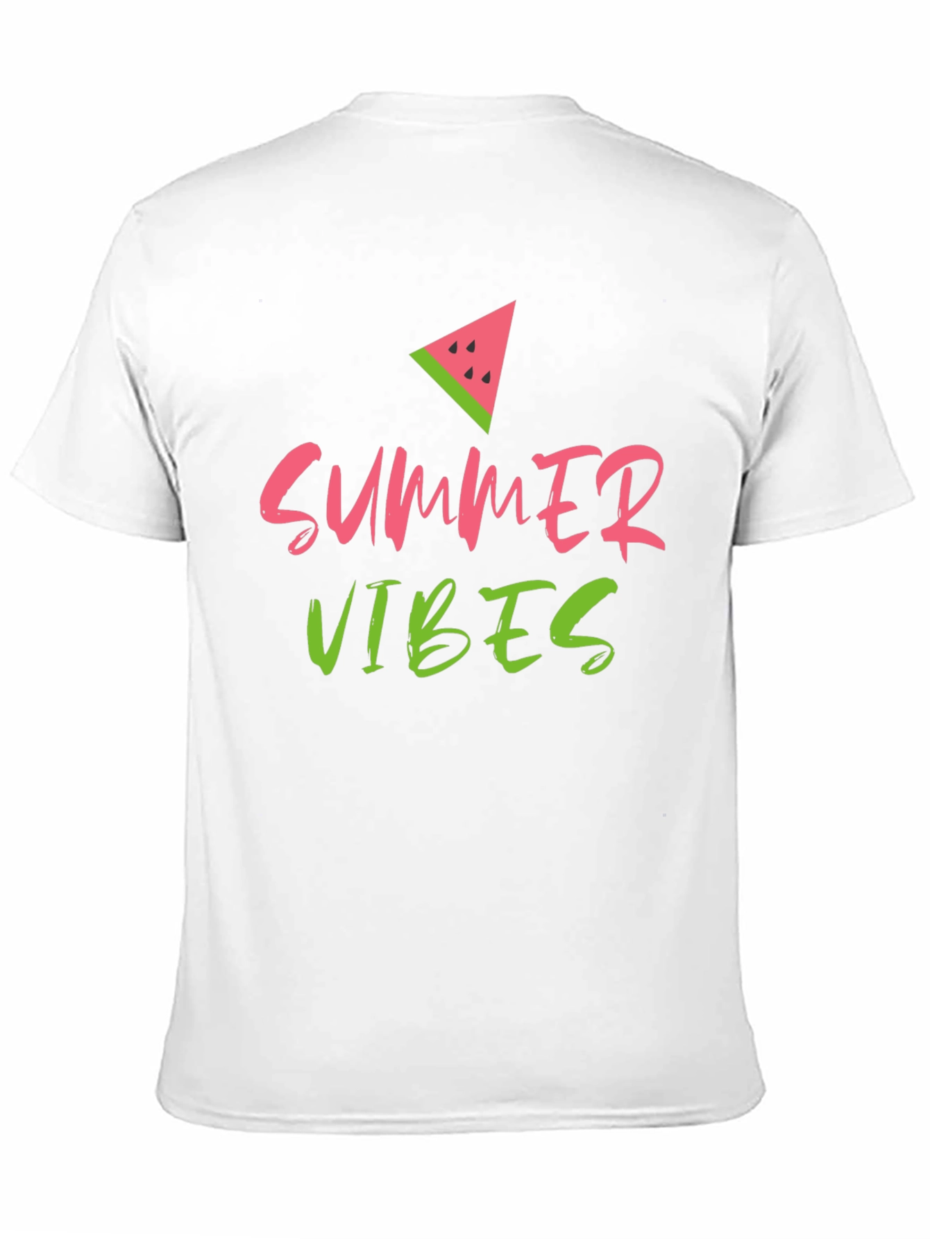 Camiseta Negra Estampada Verano