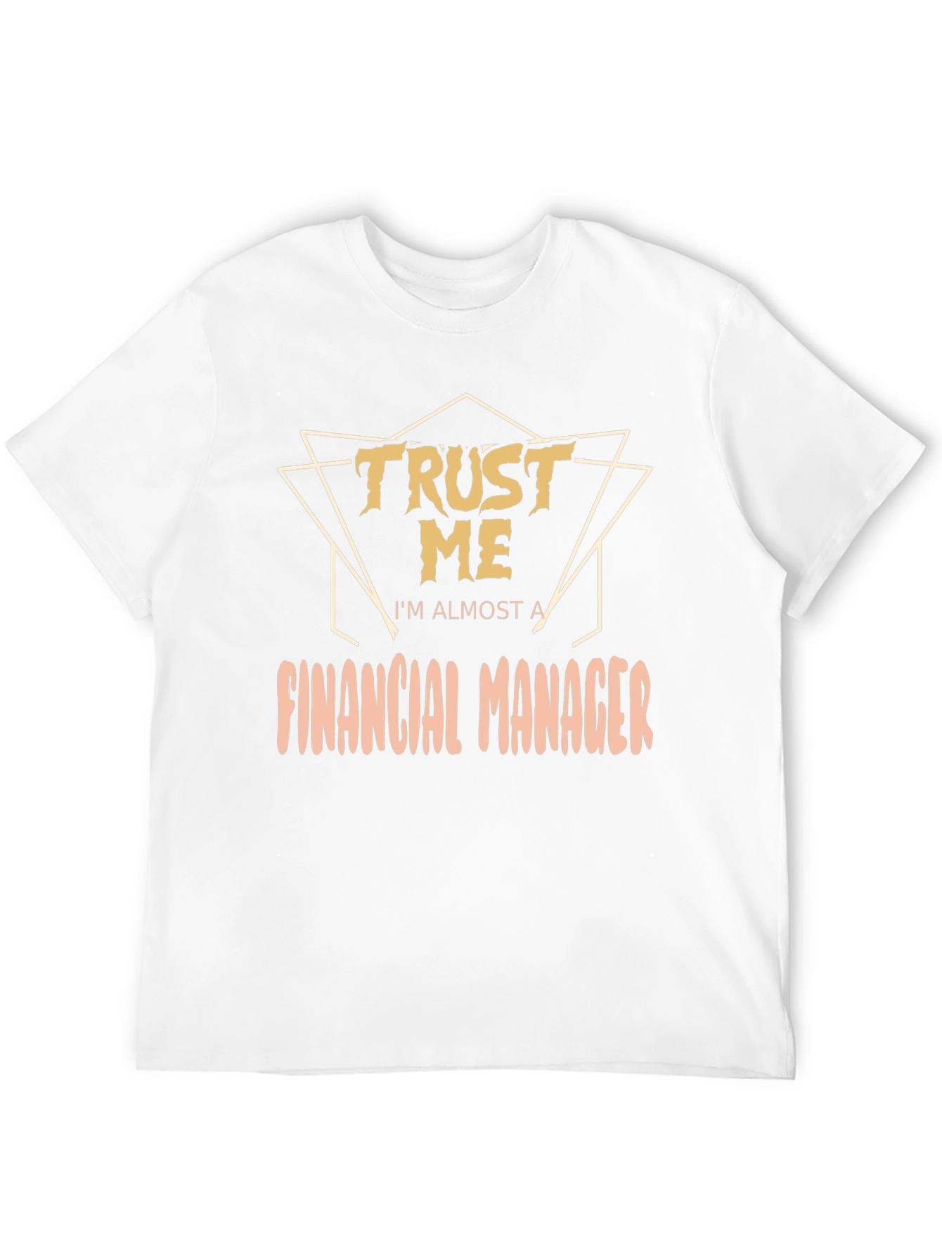 Camiseta Negra Trust Me Im Almost a Financial Manager