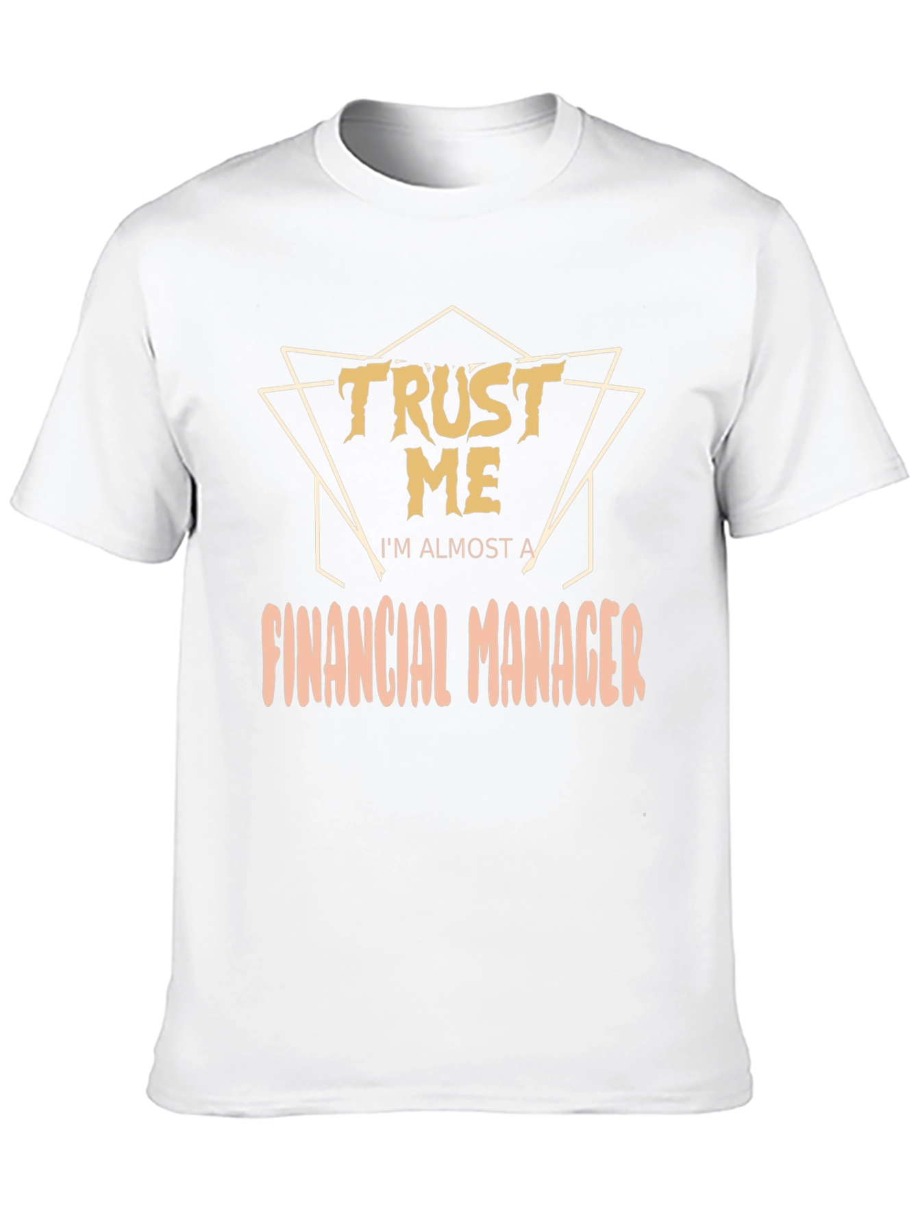 Camiseta Negra Trust Me Im Almost a Financial Manager