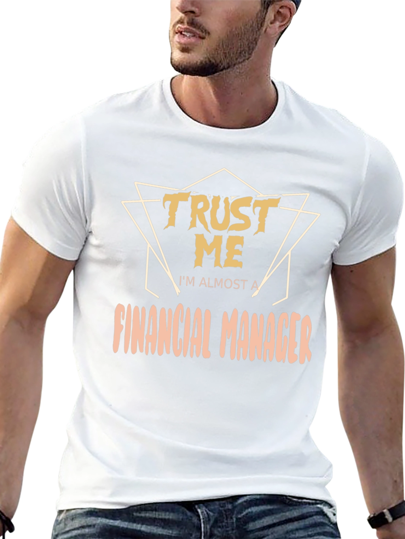 Camiseta Negra Trust Me Im Almost a Financial Manager
