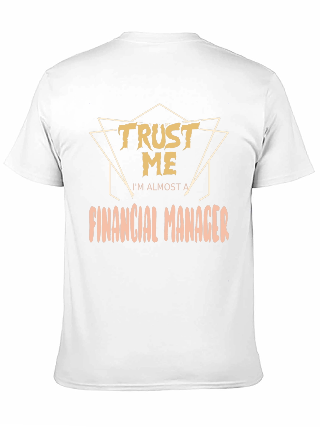 Camiseta Negra Trust Me Im Almost a Financial Manager