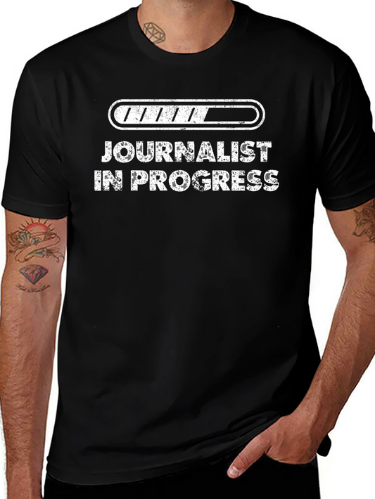 Camiseta Negra: ¡Periodista En Progreso!