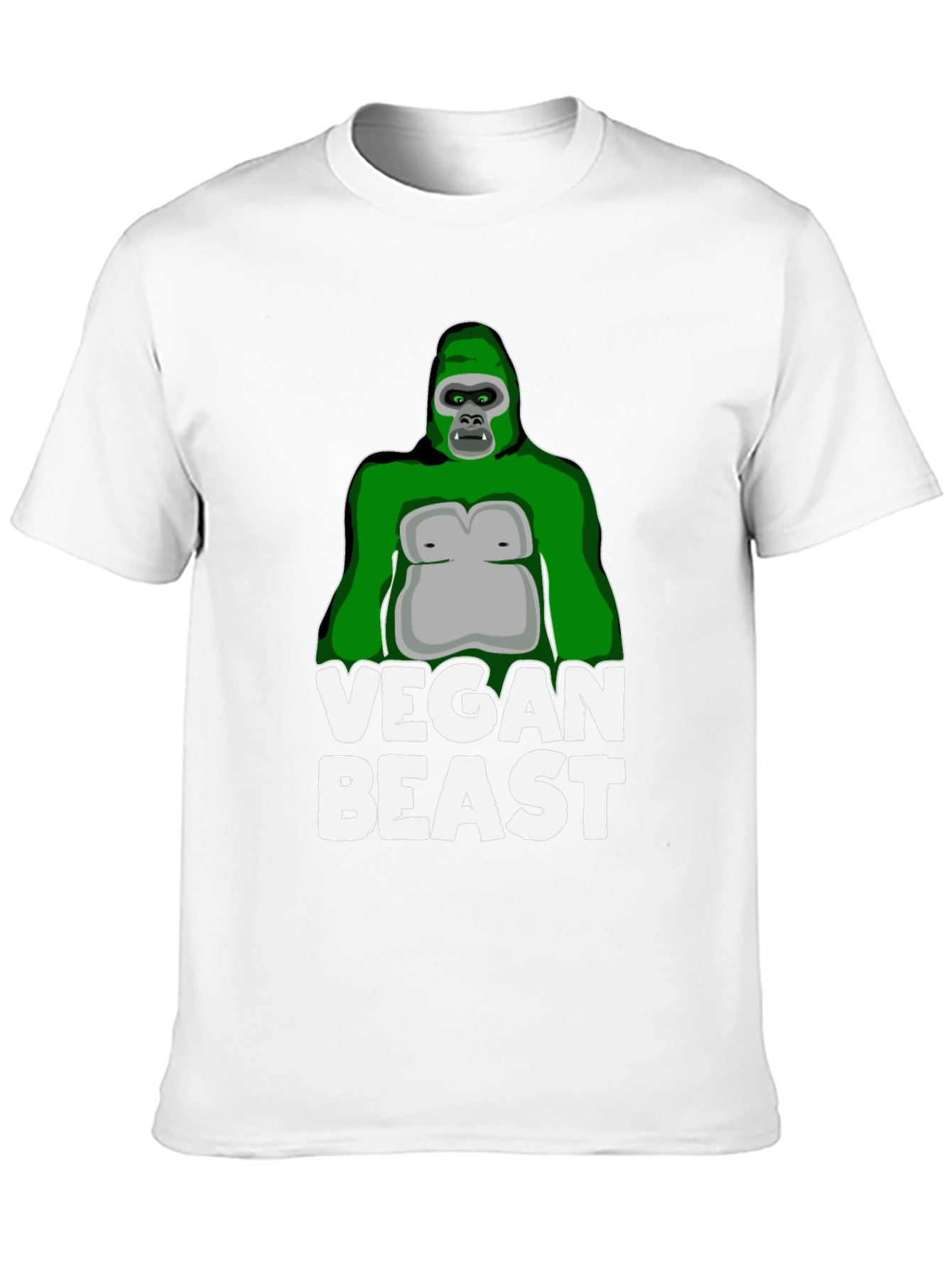 Camiseta Negra Vegan Beast para Hombre
