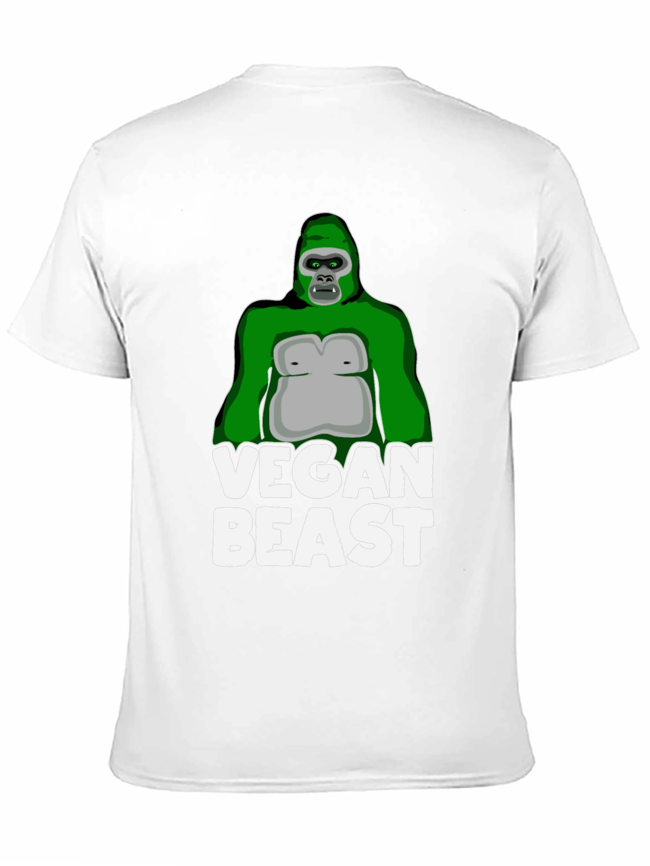 Camiseta Negra Vegan Beast para Hombre