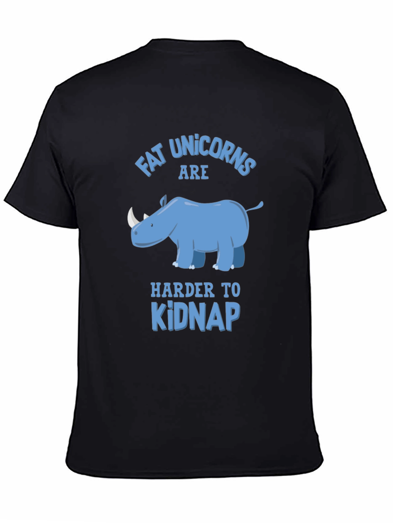 Camiseta con diseño de rinoceronte unicornio