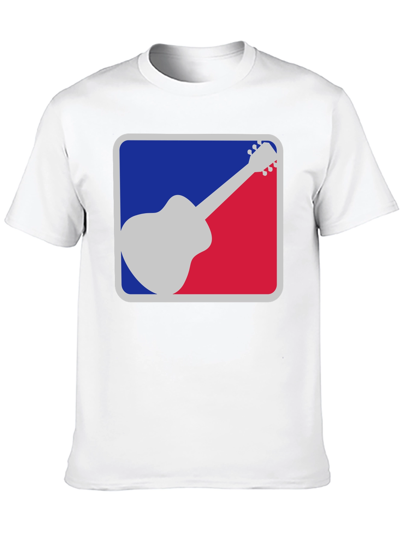 Camiseta Negra Guitarra Estilo MLB