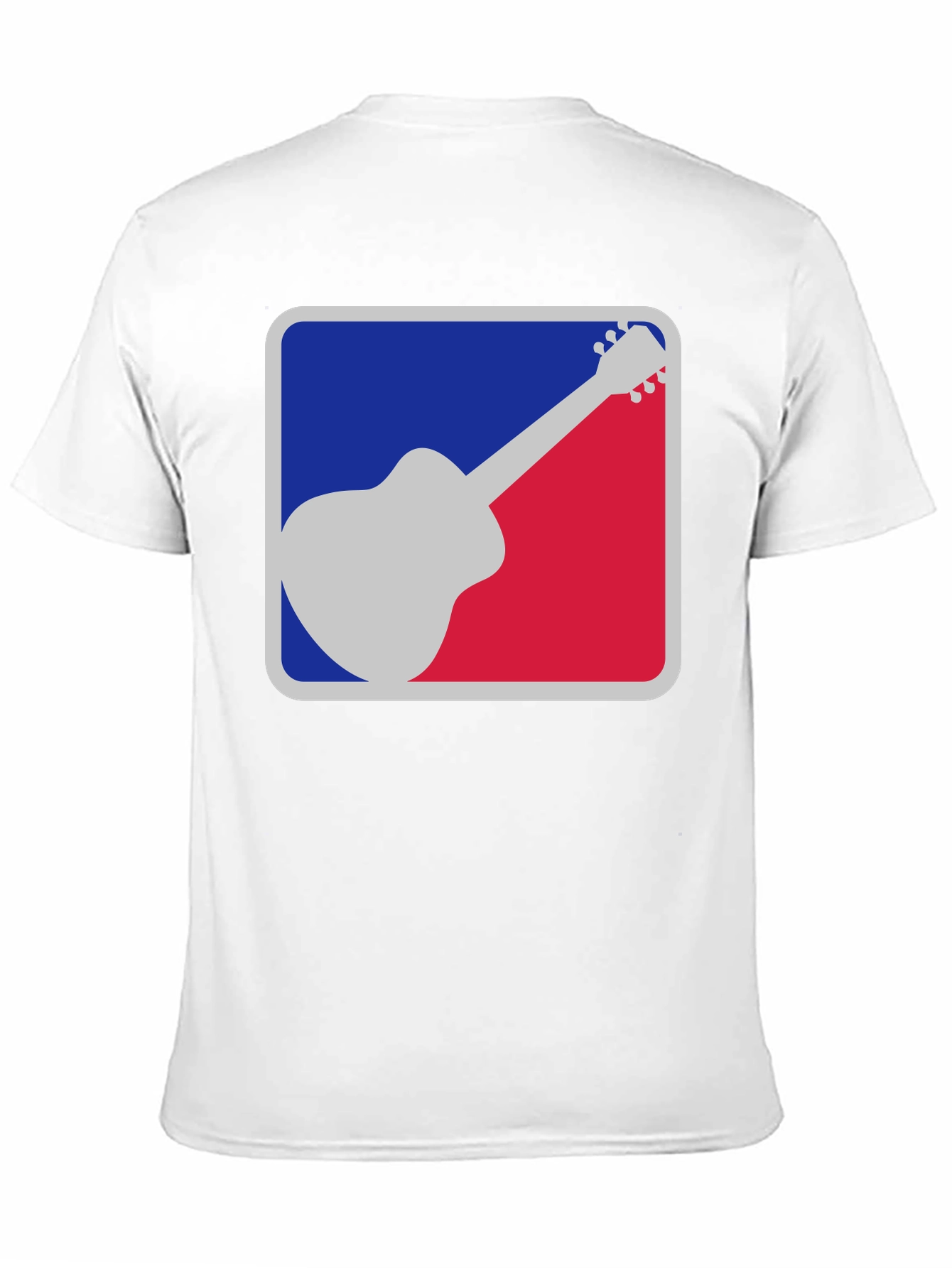 Camiseta Negra Guitarra Estilo MLB