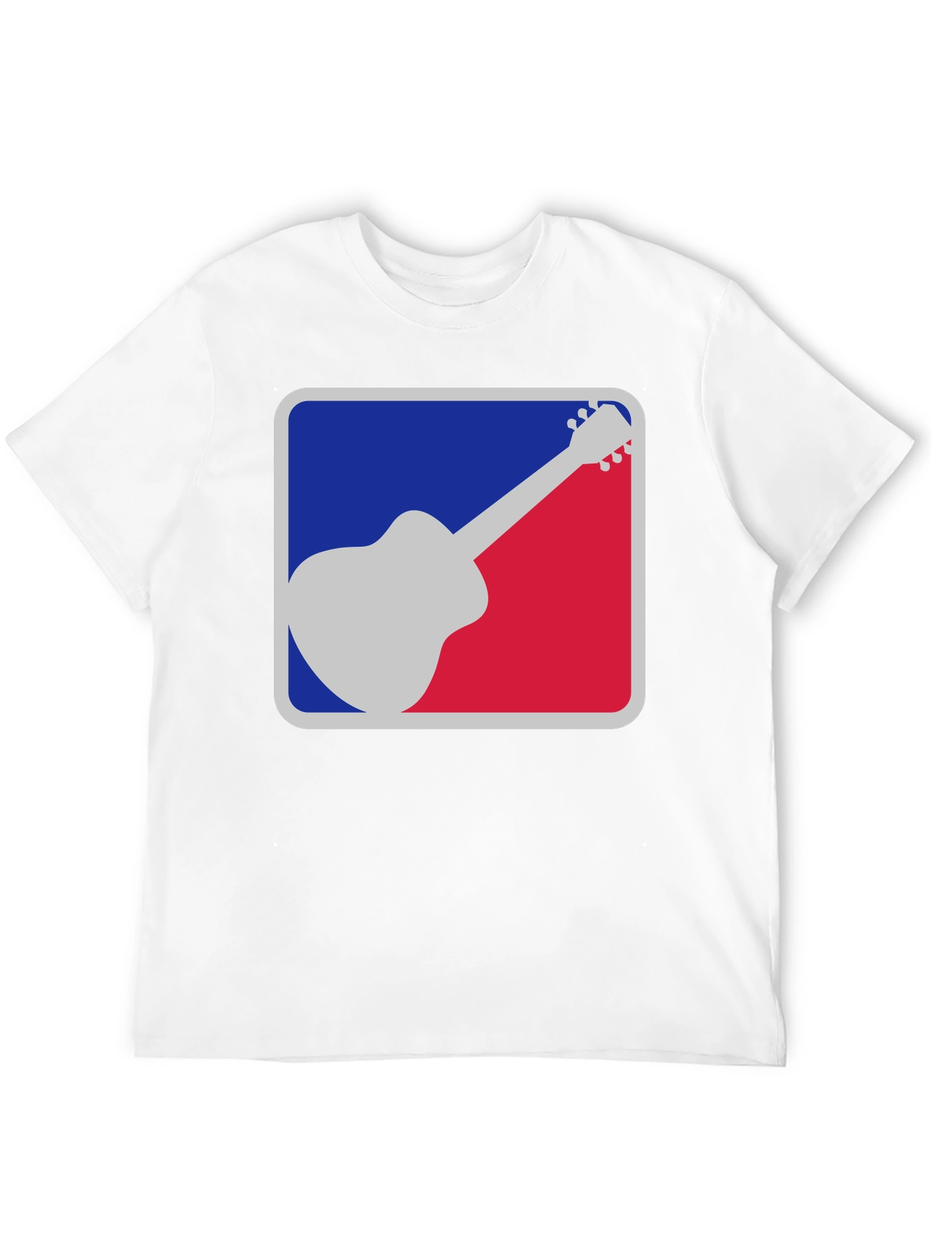 Camiseta Negra Guitarra Estilo MLB