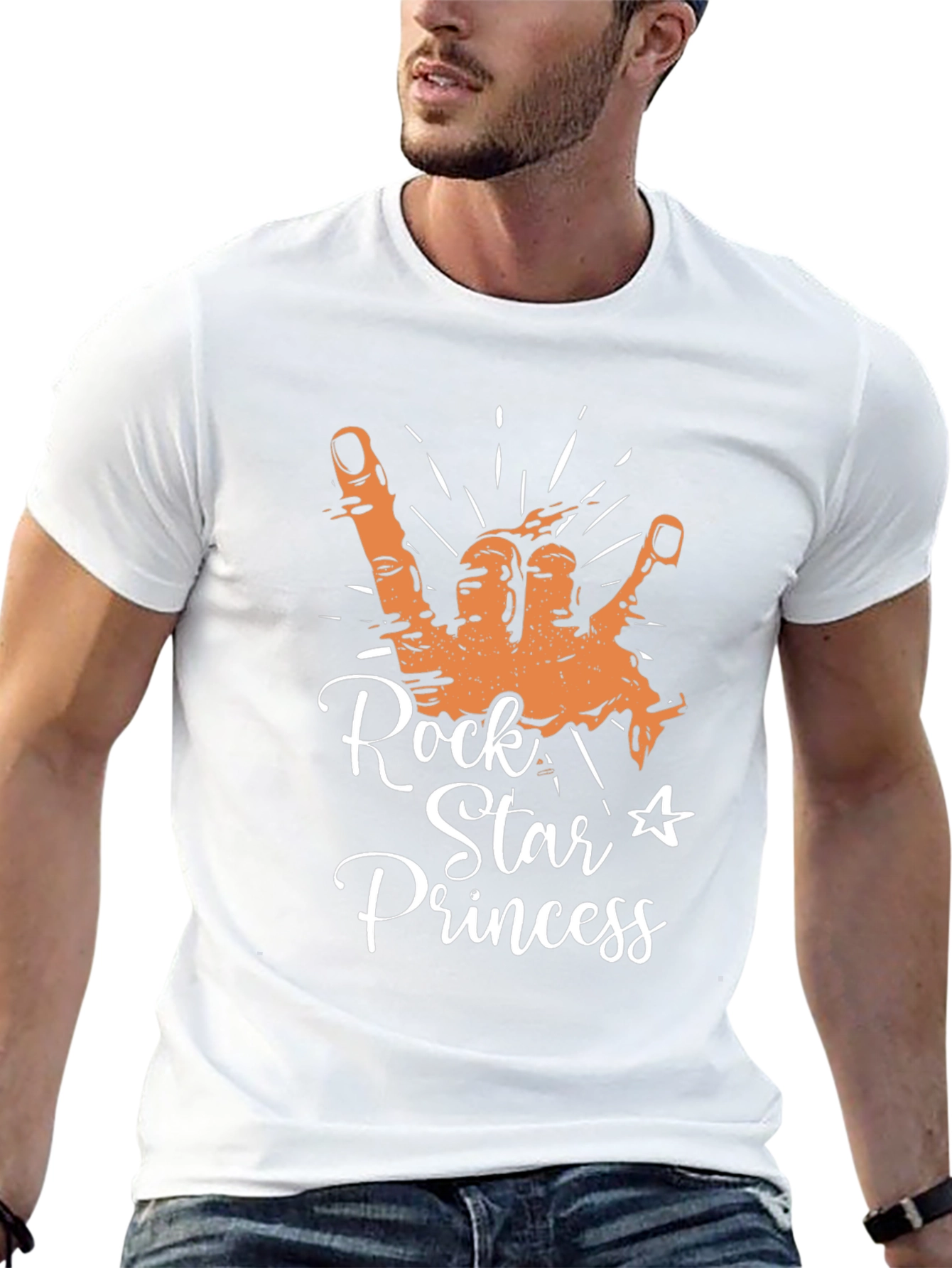 Camiseta Negra Rock Star Princess