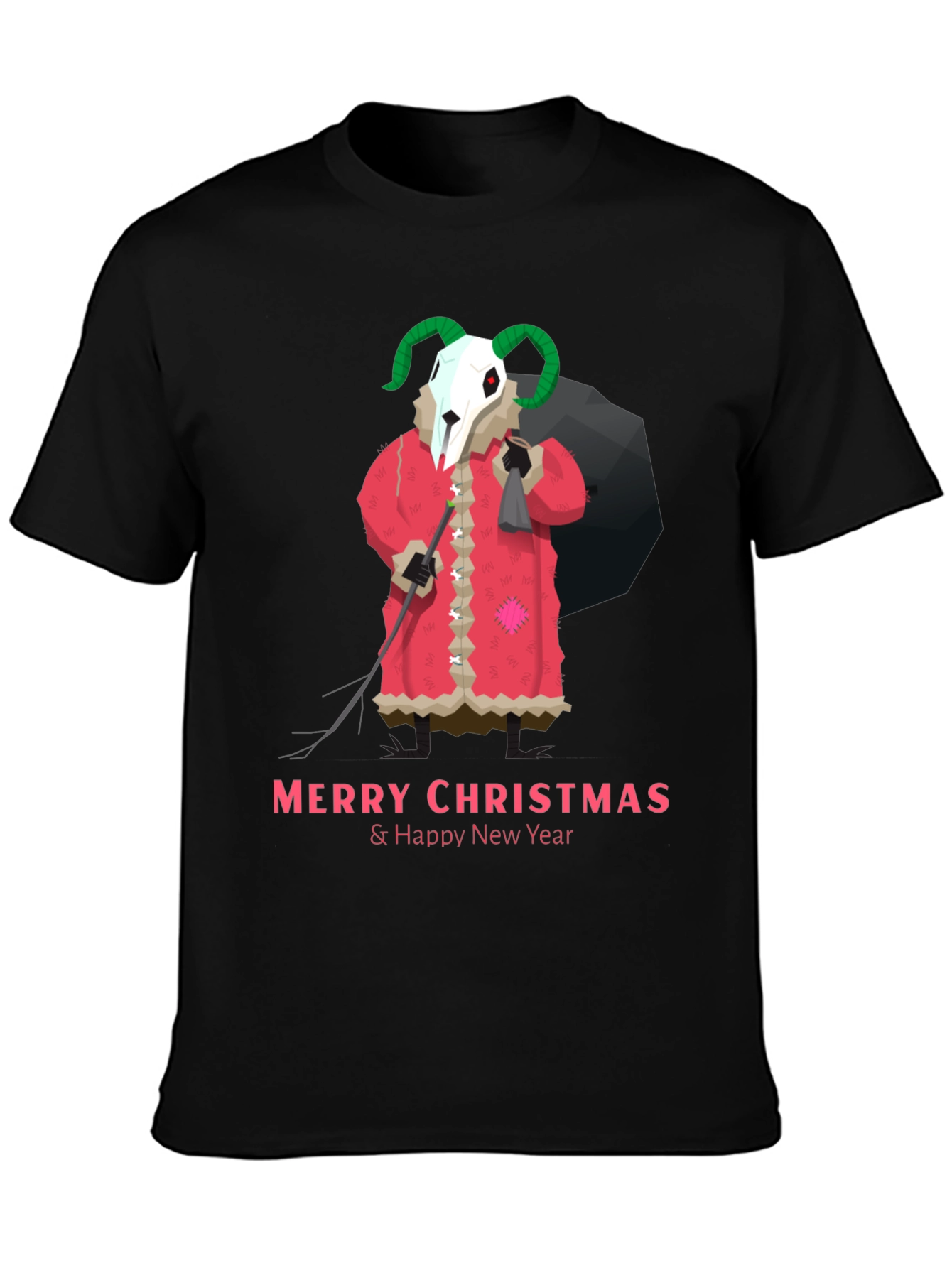 Camiseta Krampus Navideña - Feliz Año Nuevo