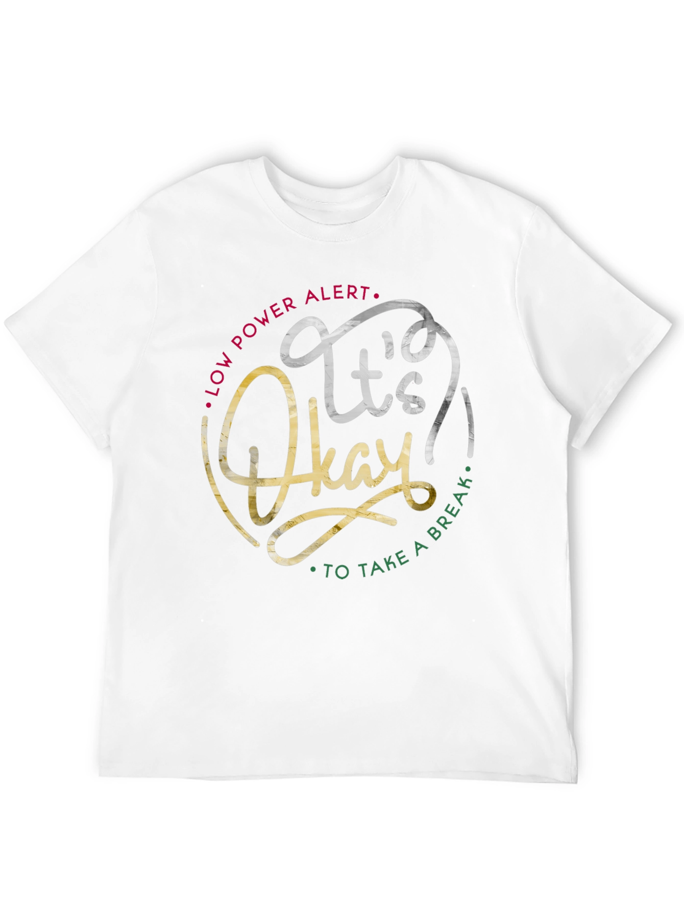 Camiseta Negra: Está Bien Tomarse un Descanso