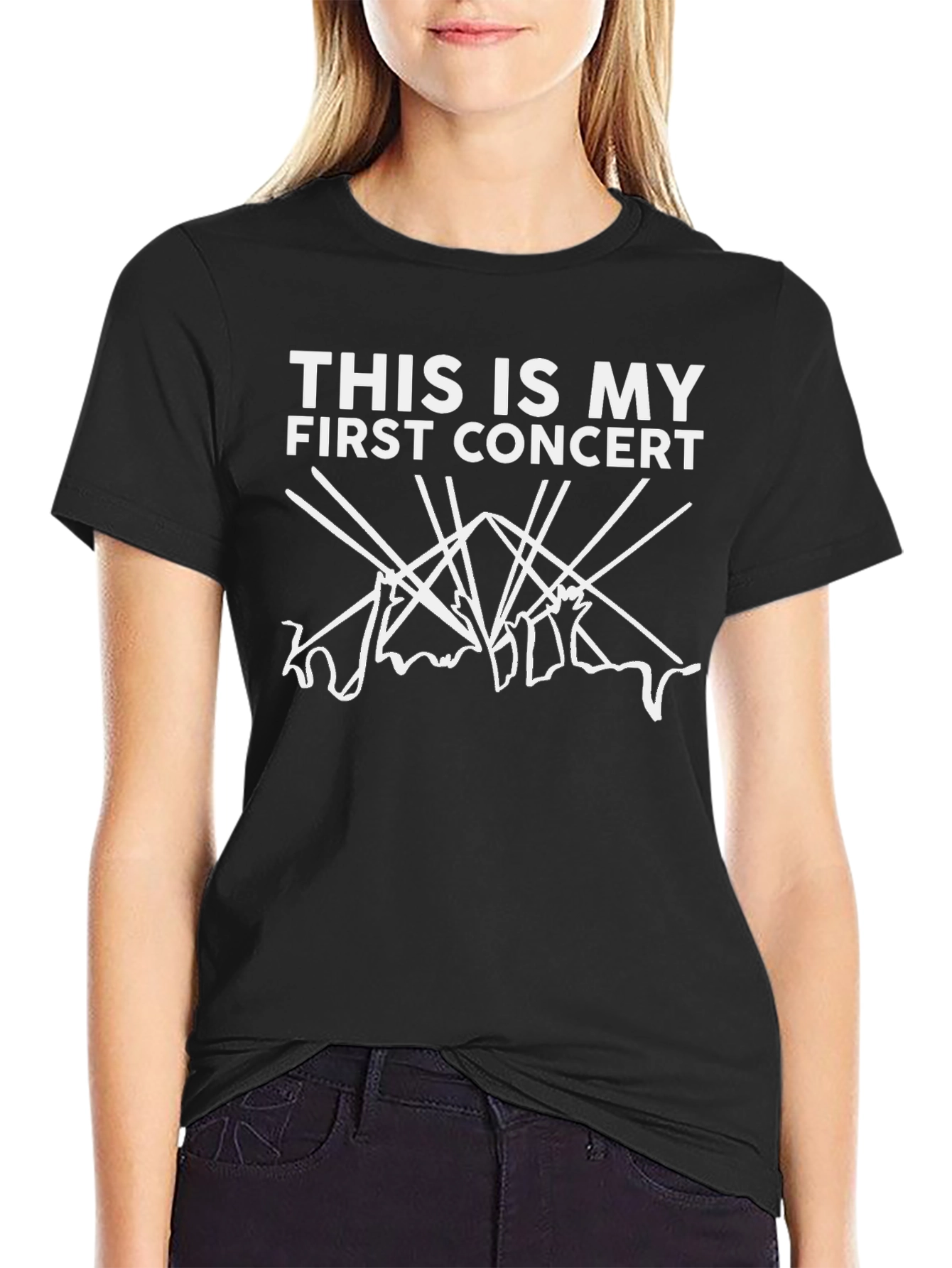 Camiseta Negra: Mi Primer Concierto