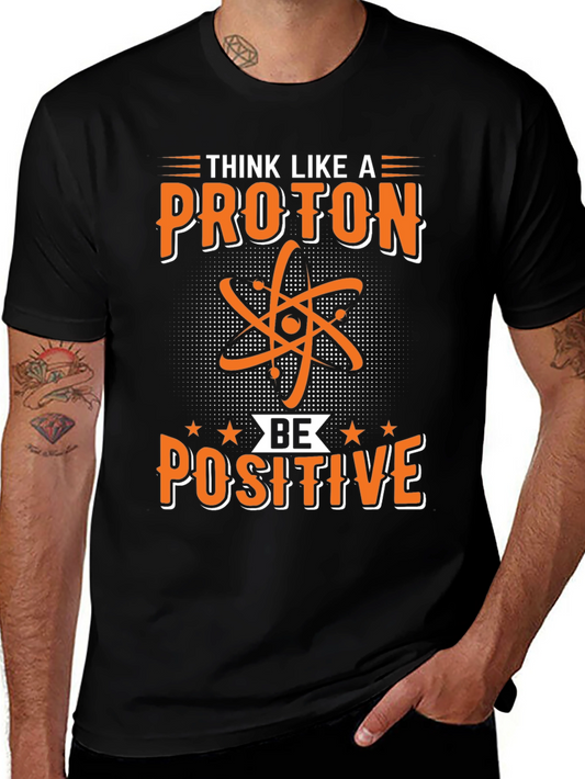 Camiseta con Diseño Científico: Protón Positivo