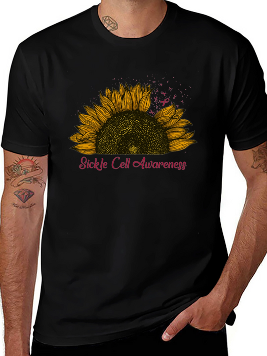 Camiseta Conciencia de Células Falciformes Girasol