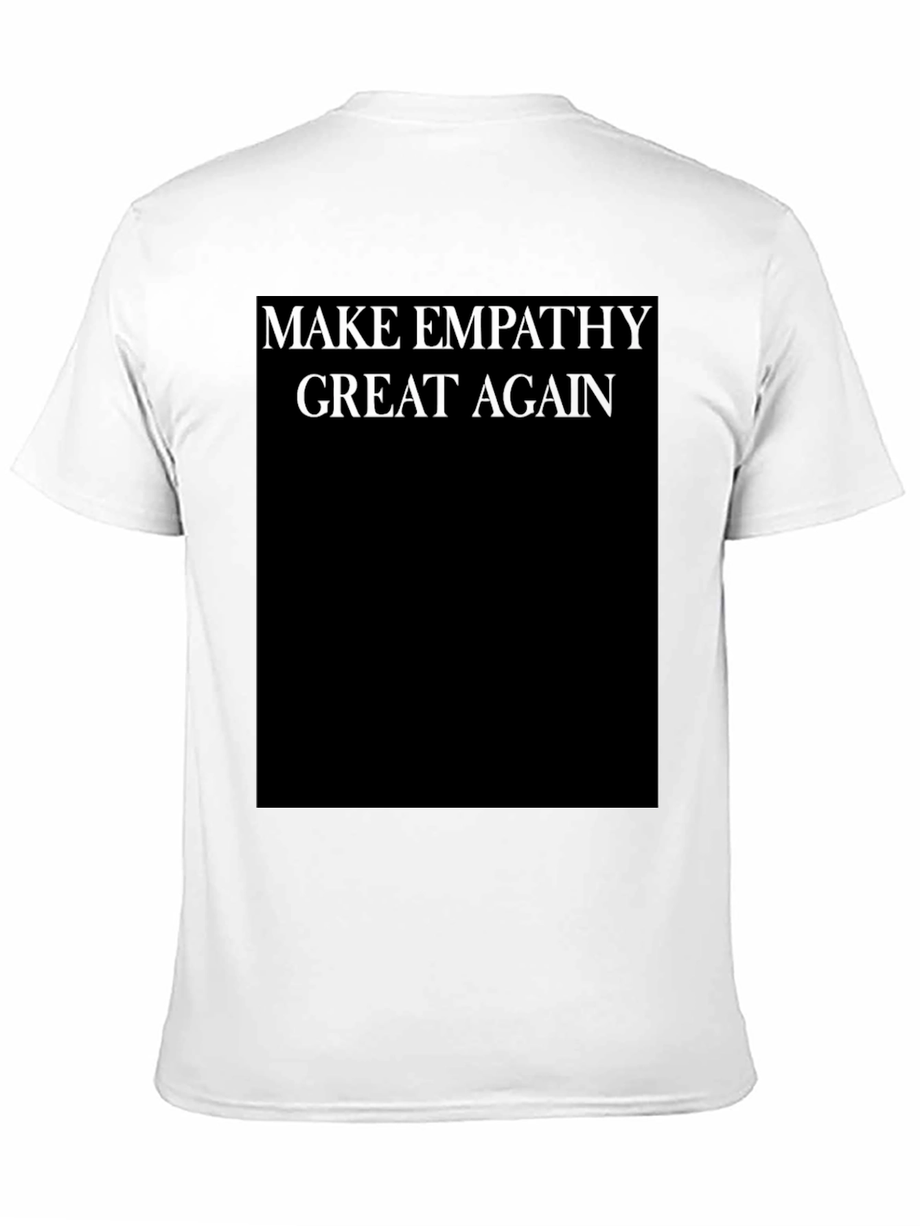 Camiseta Negra: Make Empathy Great Again