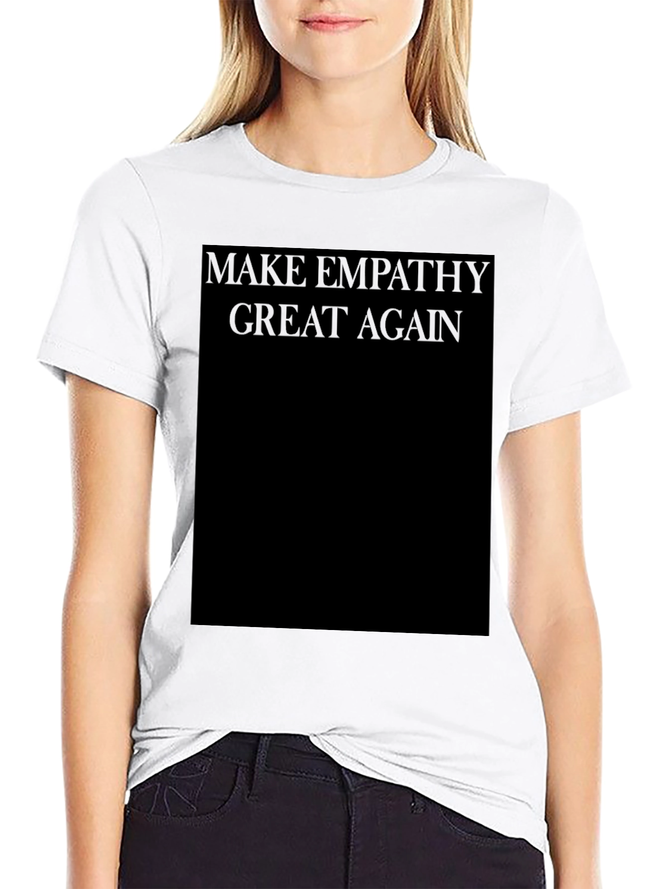 Camiseta Negra: Make Empathy Great Again