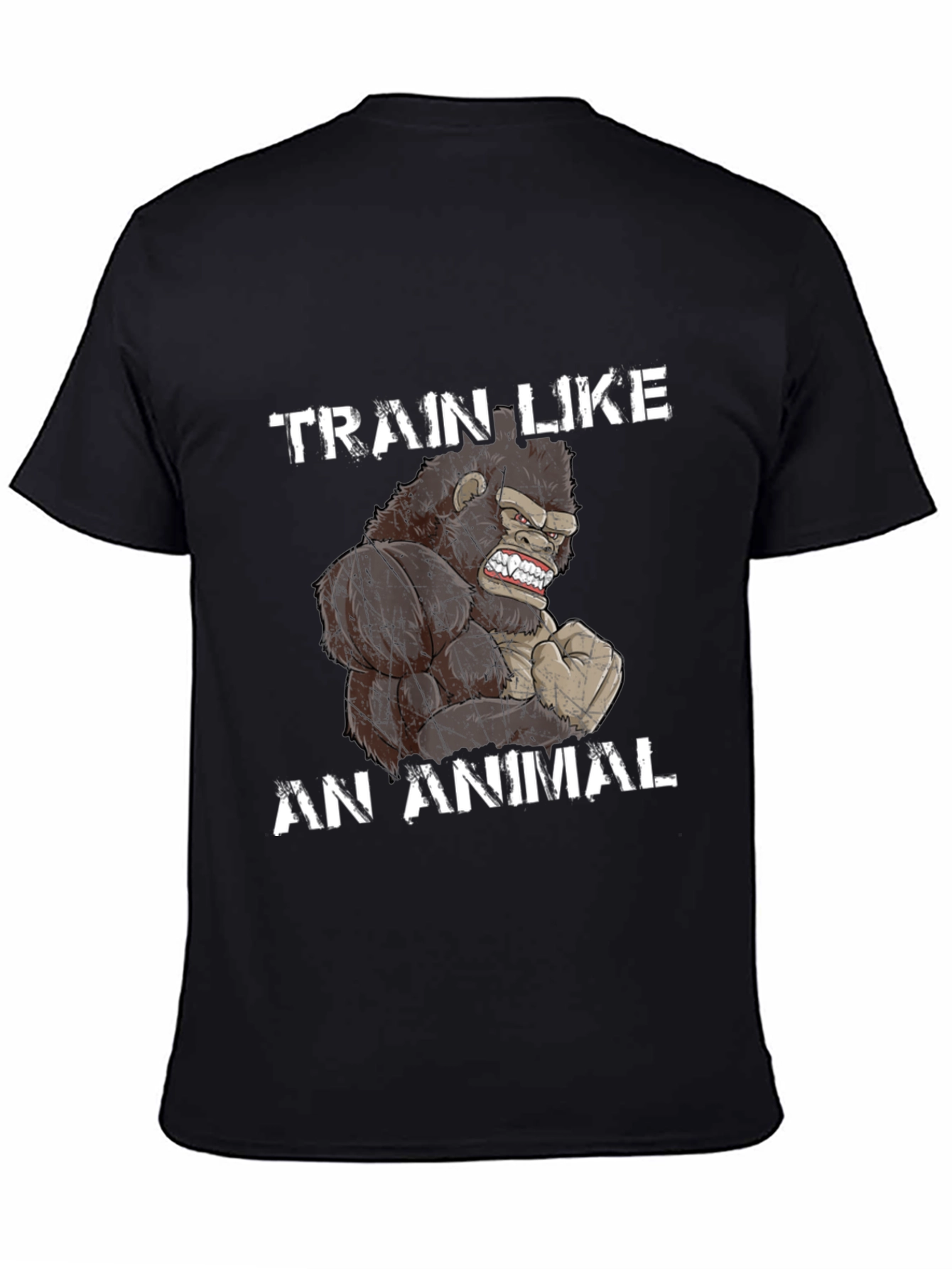 Camiseta Negra: Entrena Como Animal