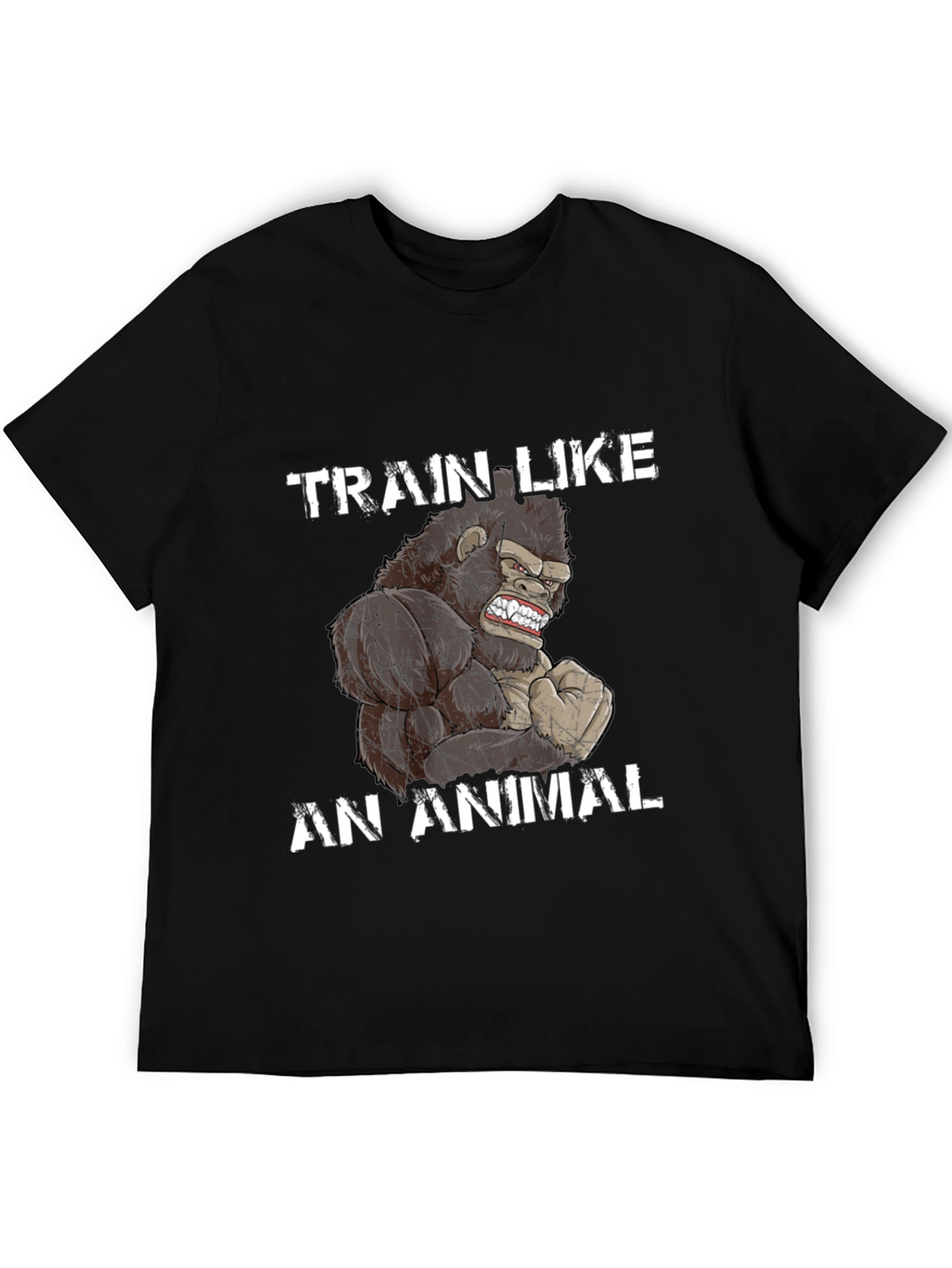 Camiseta Negra: Entrena Como Animal