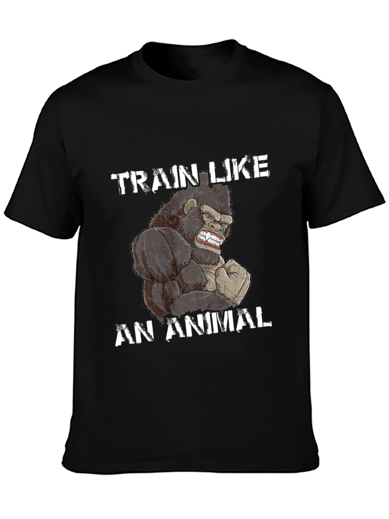 Camiseta Negra: Entrena Como Animal