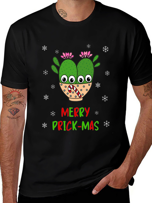 Camiseta Navideña Cactus Merry Prick-Mas