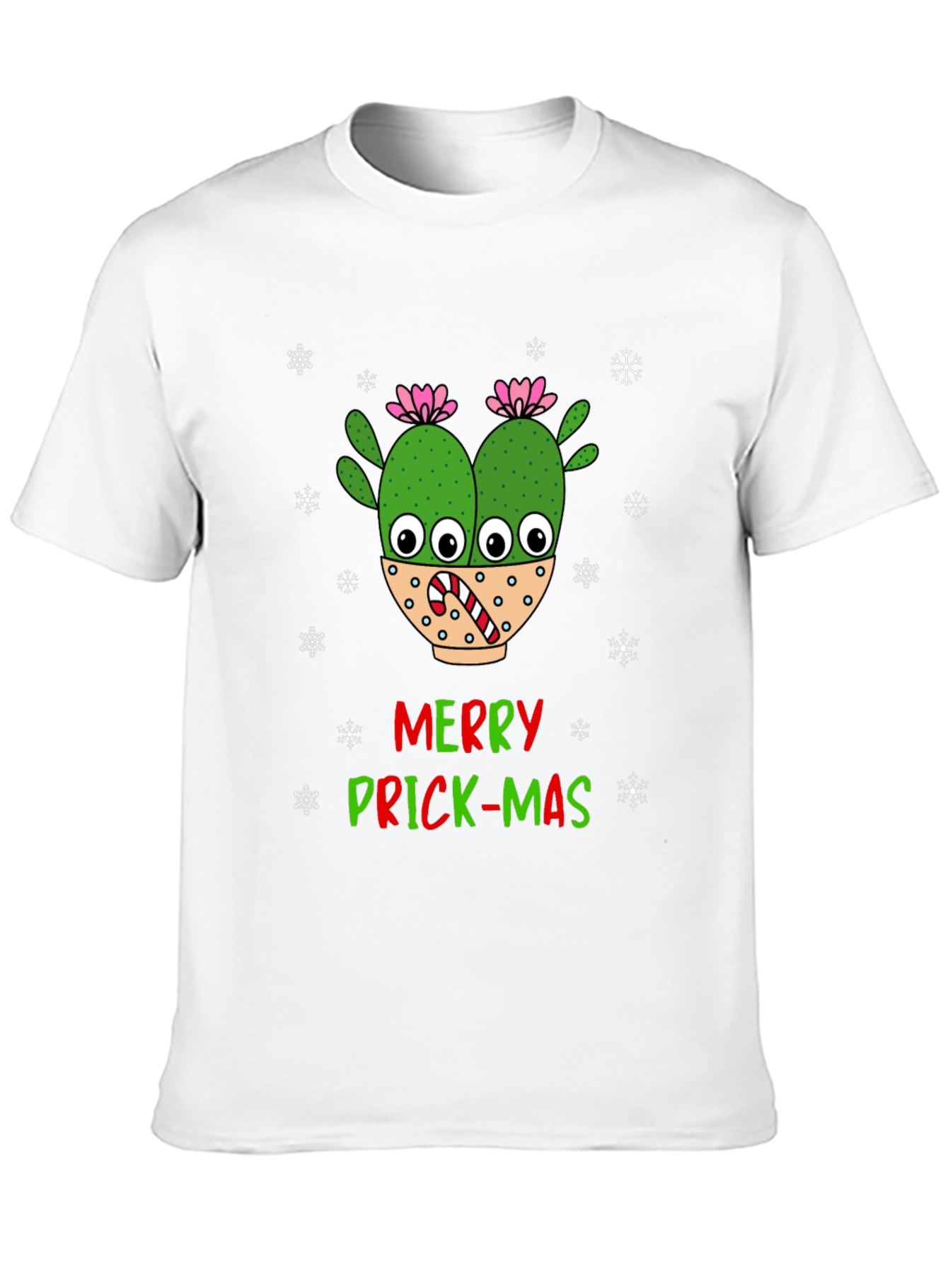 Camiseta Navideña Cactus Merry Prick-Mas