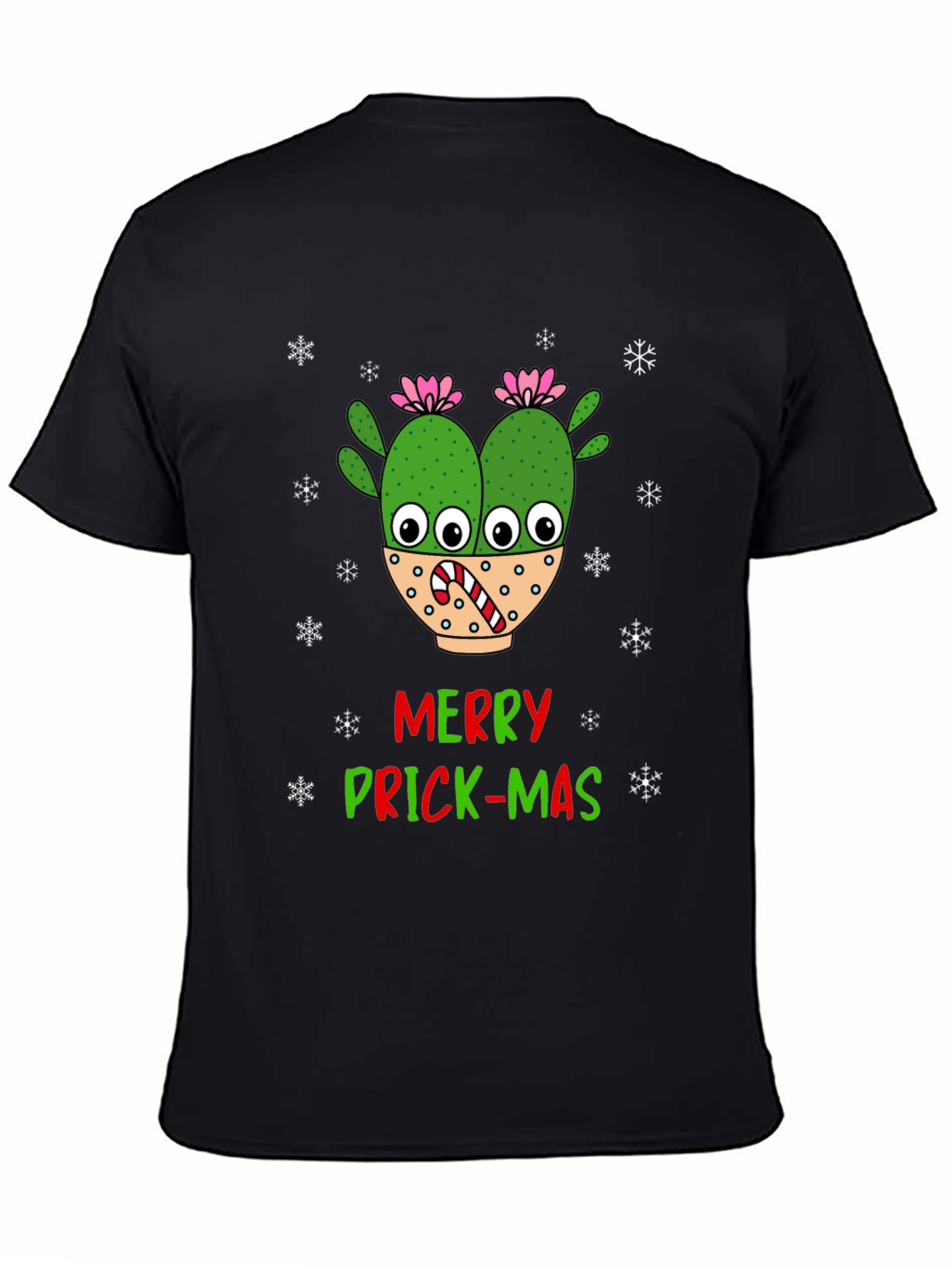 Camiseta Navideña Cactus Merry Prick-Mas