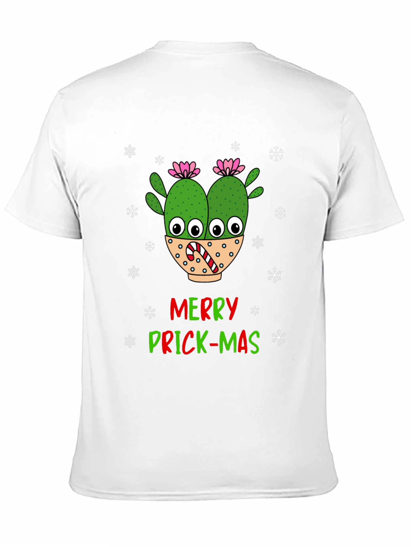 Camiseta Navideña Cactus Merry Prick-Mas