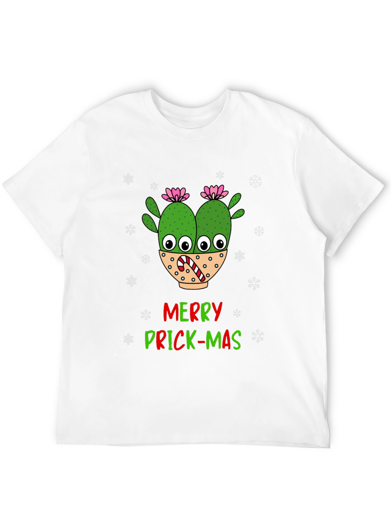 Camiseta Navideña Cactus Merry Prick-Mas