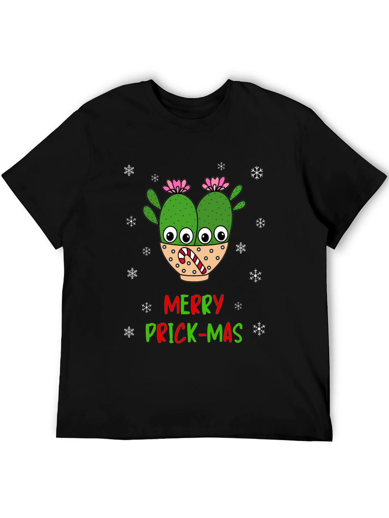 Camiseta Navideña Cactus Merry Prick-Mas