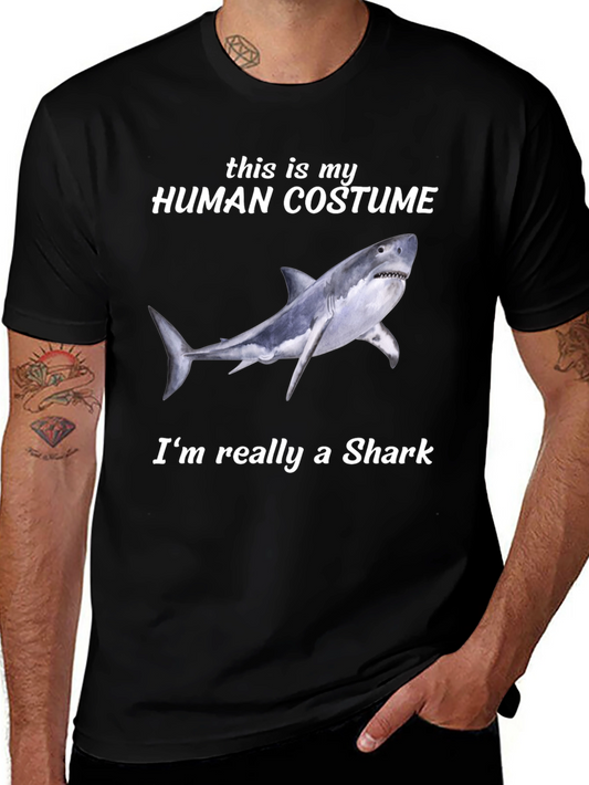 Camiseta Disfraz de Tiburón - Humor Divertido