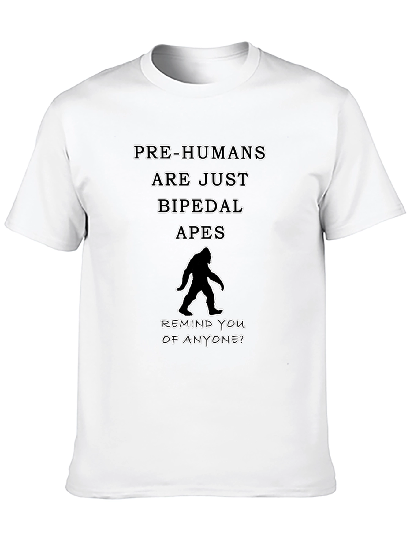 Camiseta Hombre: Pre-Humanos y Pie Grande