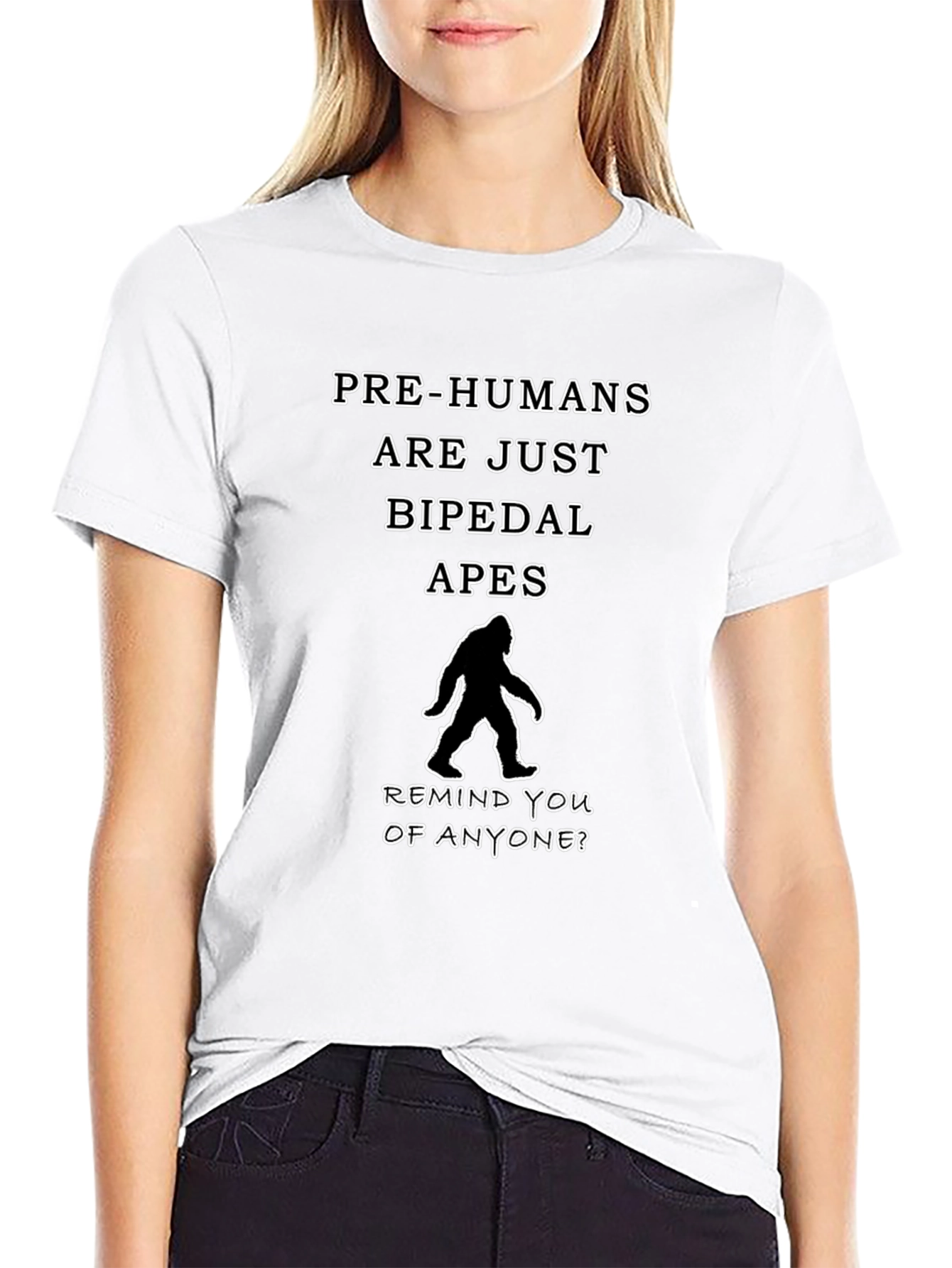 Camiseta Hombre: Pre-Humanos y Pie Grande