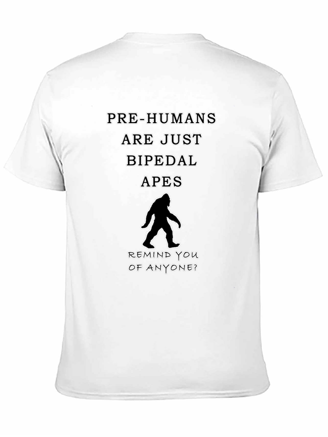 Camiseta Hombre: Pre-Humanos y Pie Grande