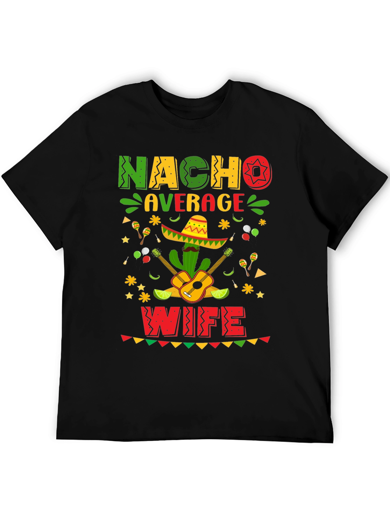 Camiseta Nacho Average Wife - Fiesta Mexicana