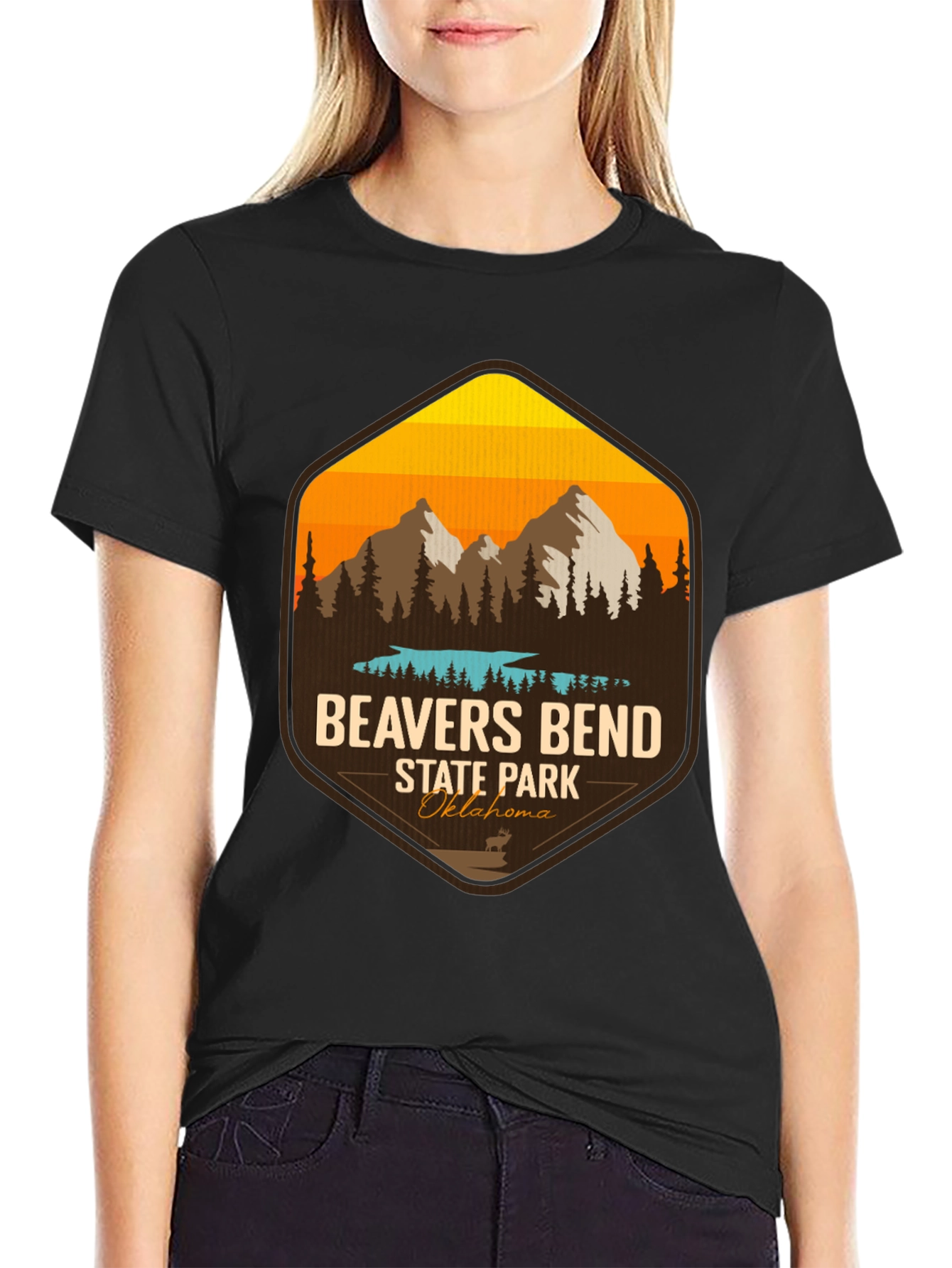Camiseta Negra Bevers Bend State Park