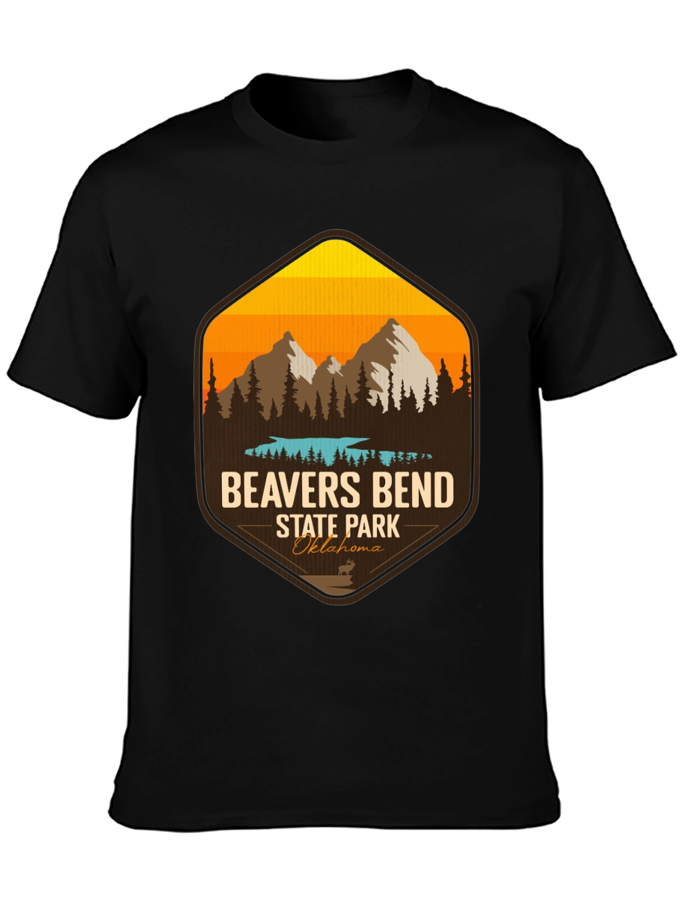 Camiseta Negra Bevers Bend State Park