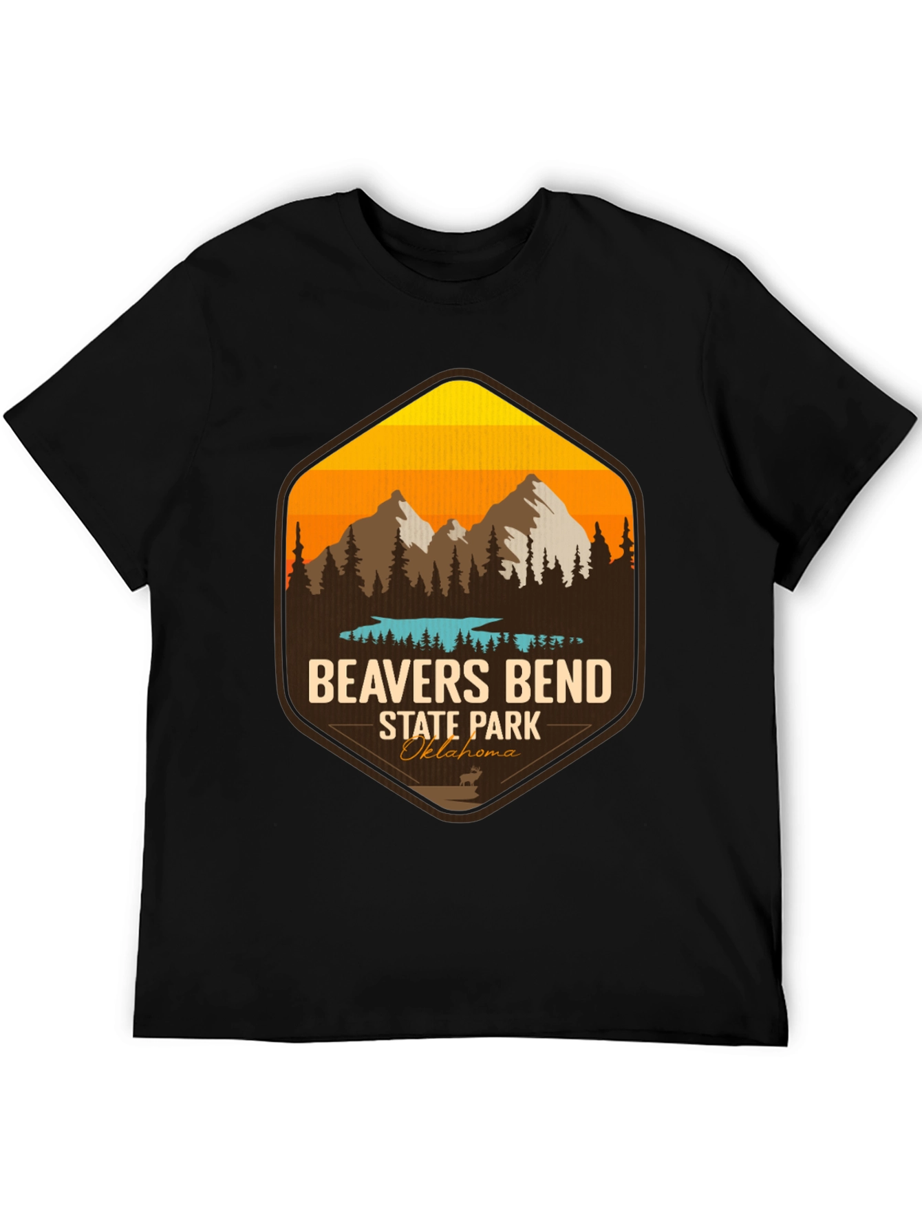 Camiseta Negra Bevers Bend State Park