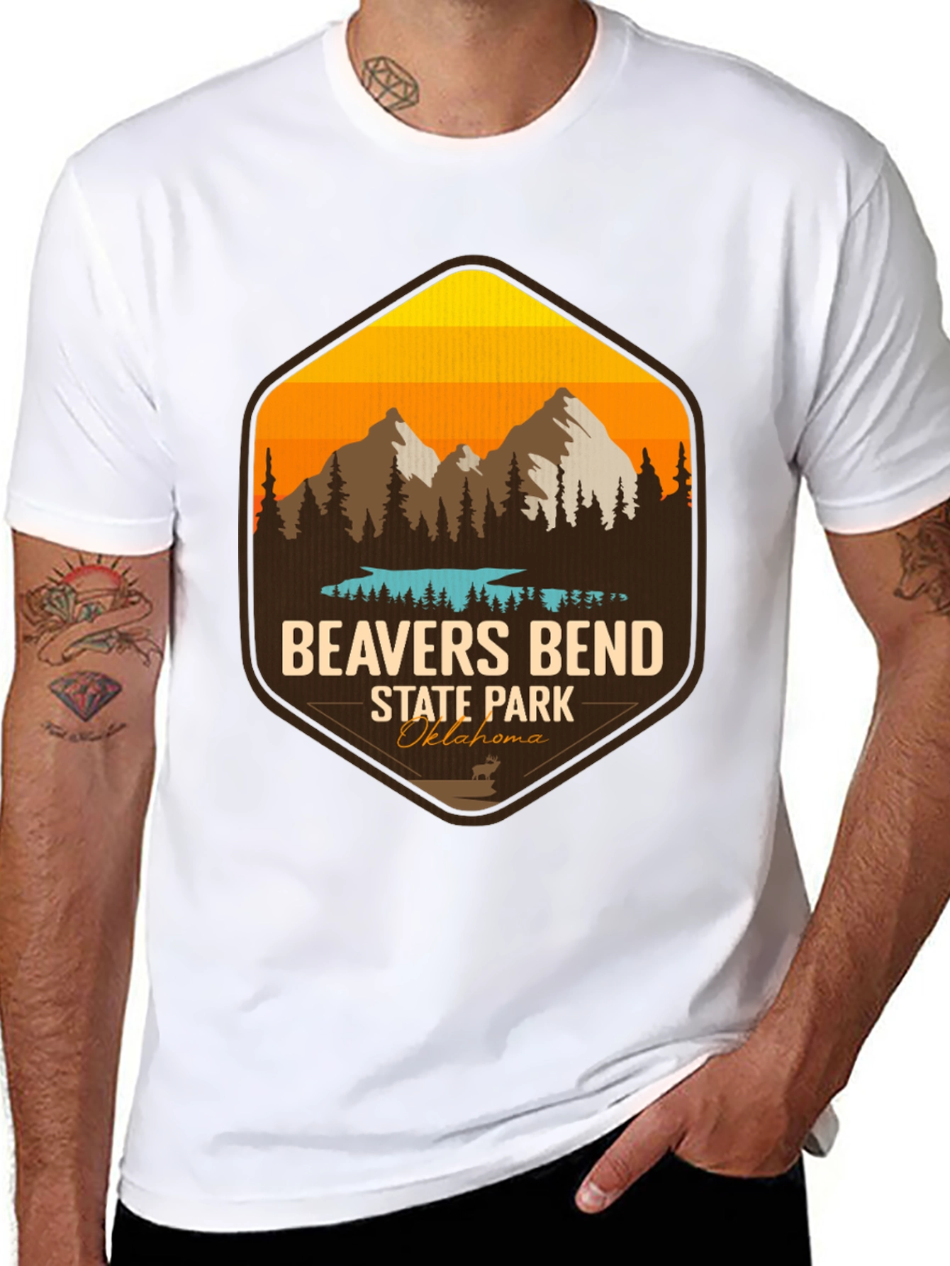 Camiseta Negra Bevers Bend State Park