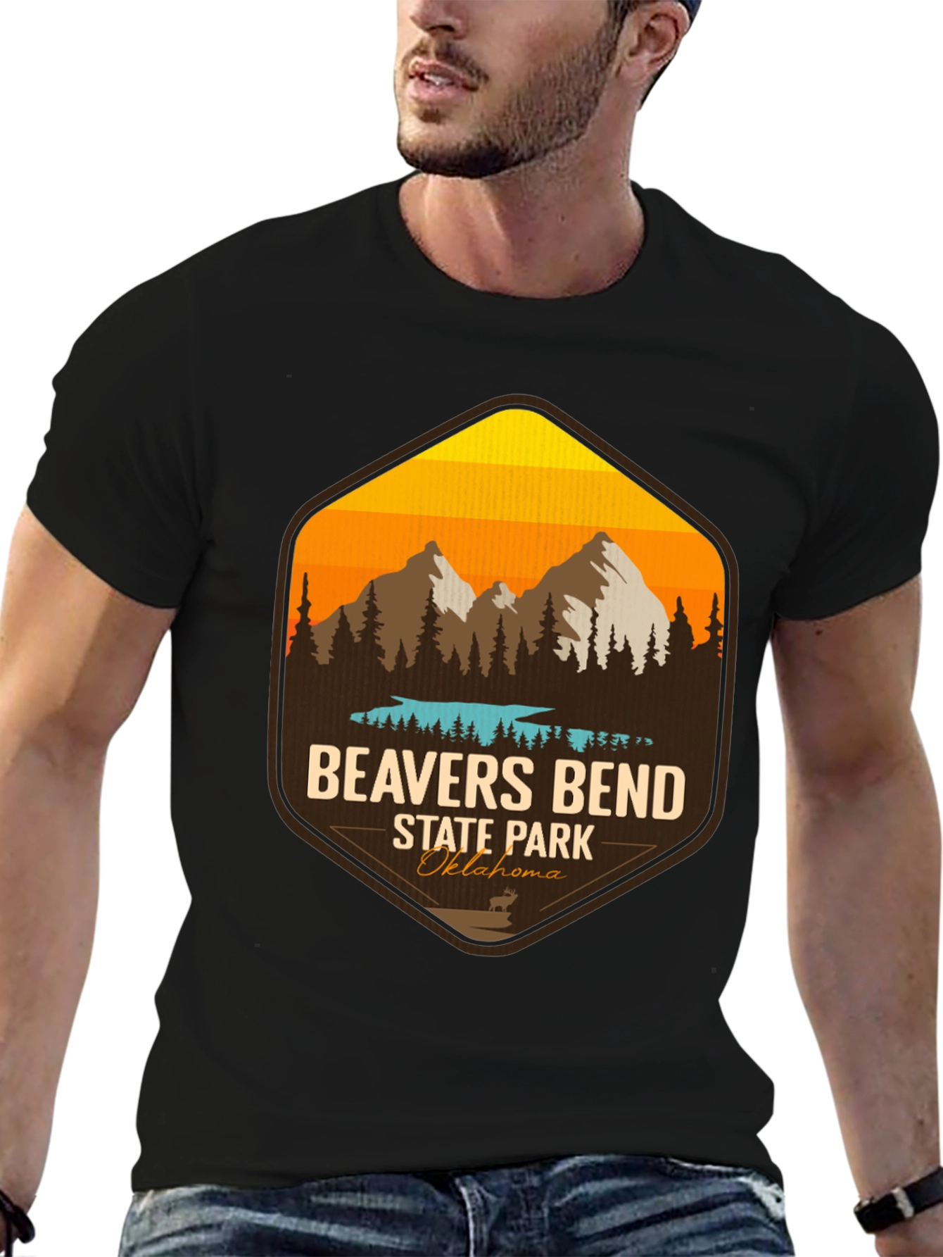 Camiseta Negra Bevers Bend State Park