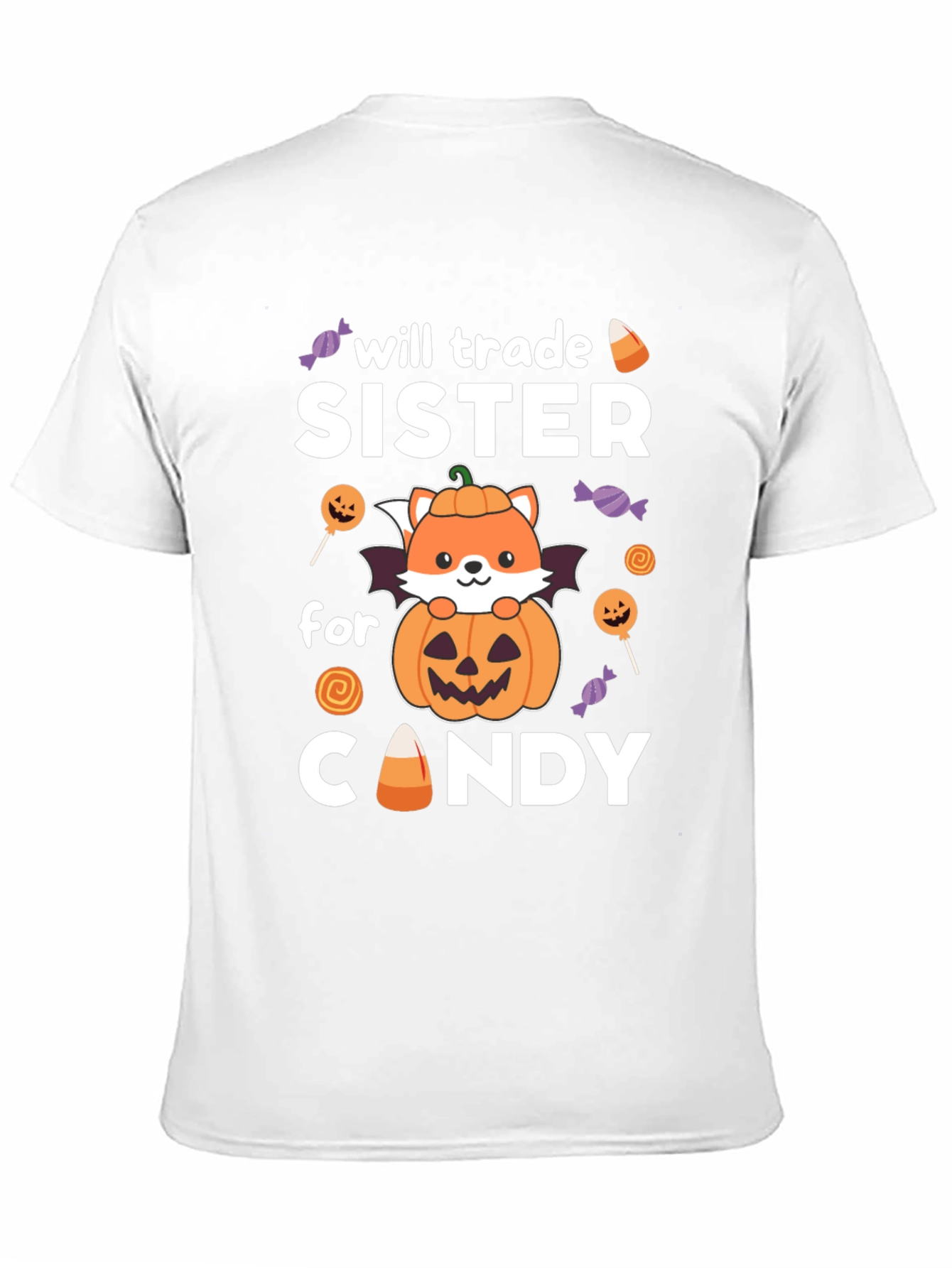 Camiseta Halloween: Cambio Hermana por Dulces