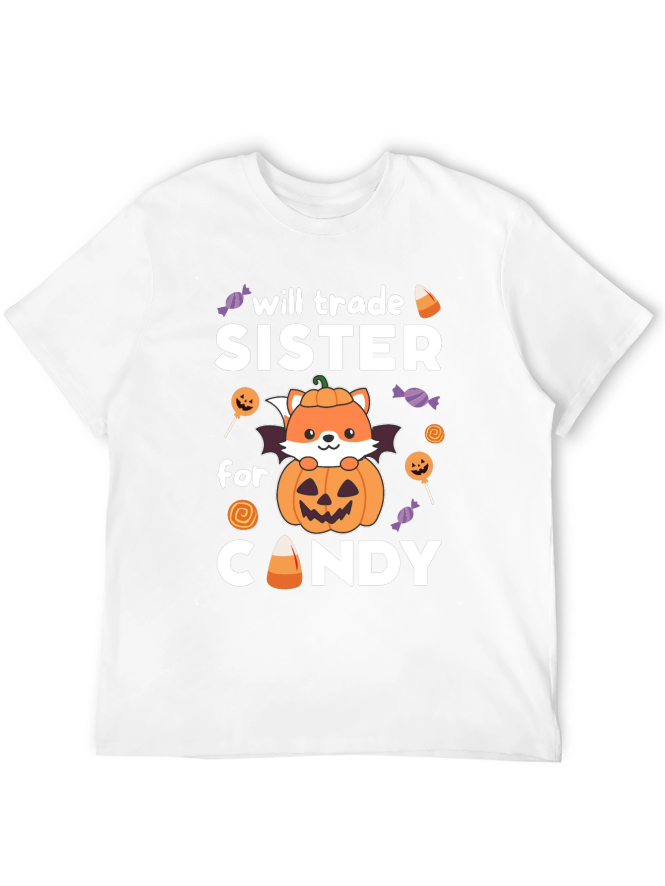 Camiseta Halloween: Cambio Hermana por Dulces