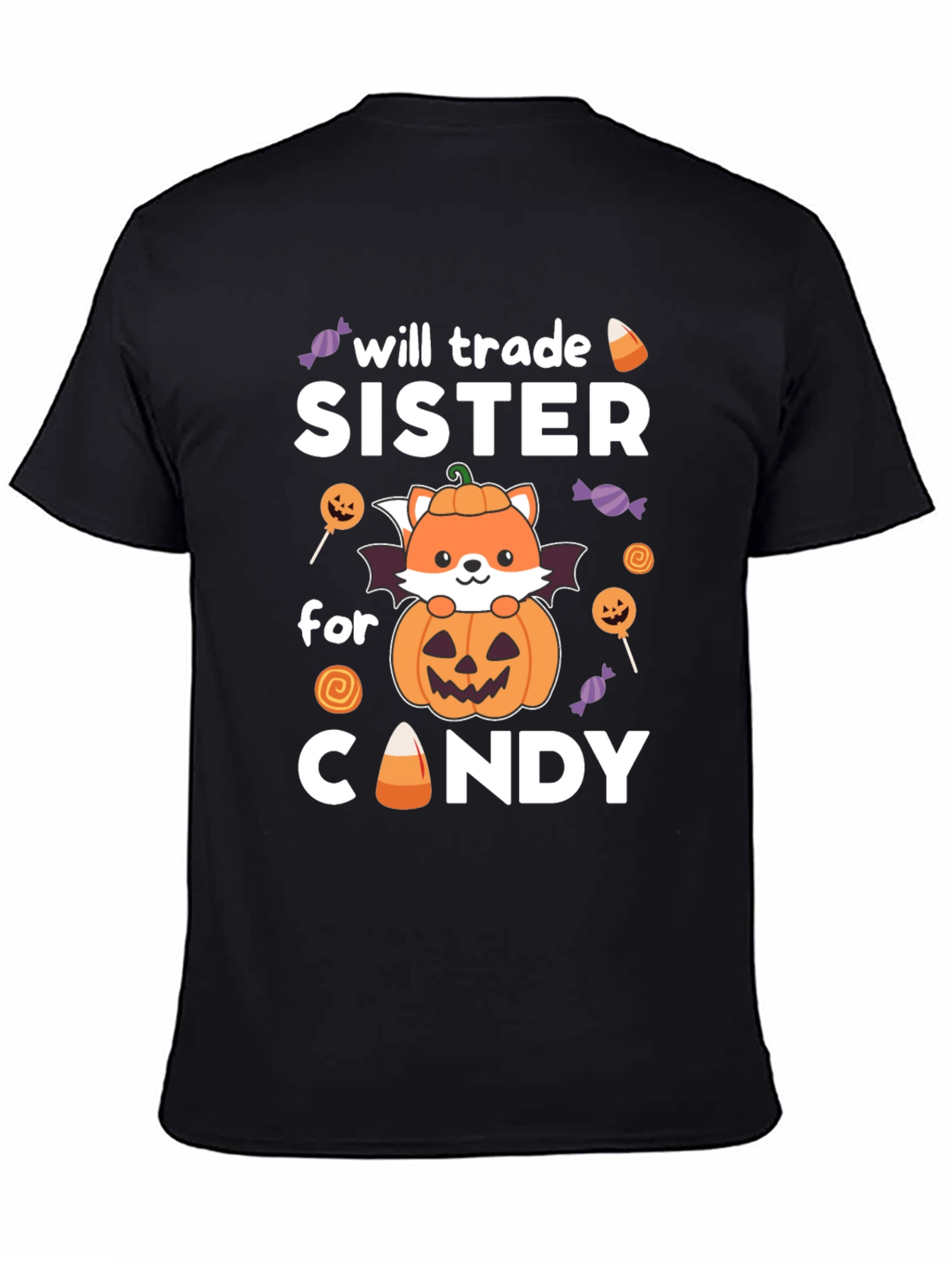 Camiseta Halloween: Cambio Hermana por Dulces