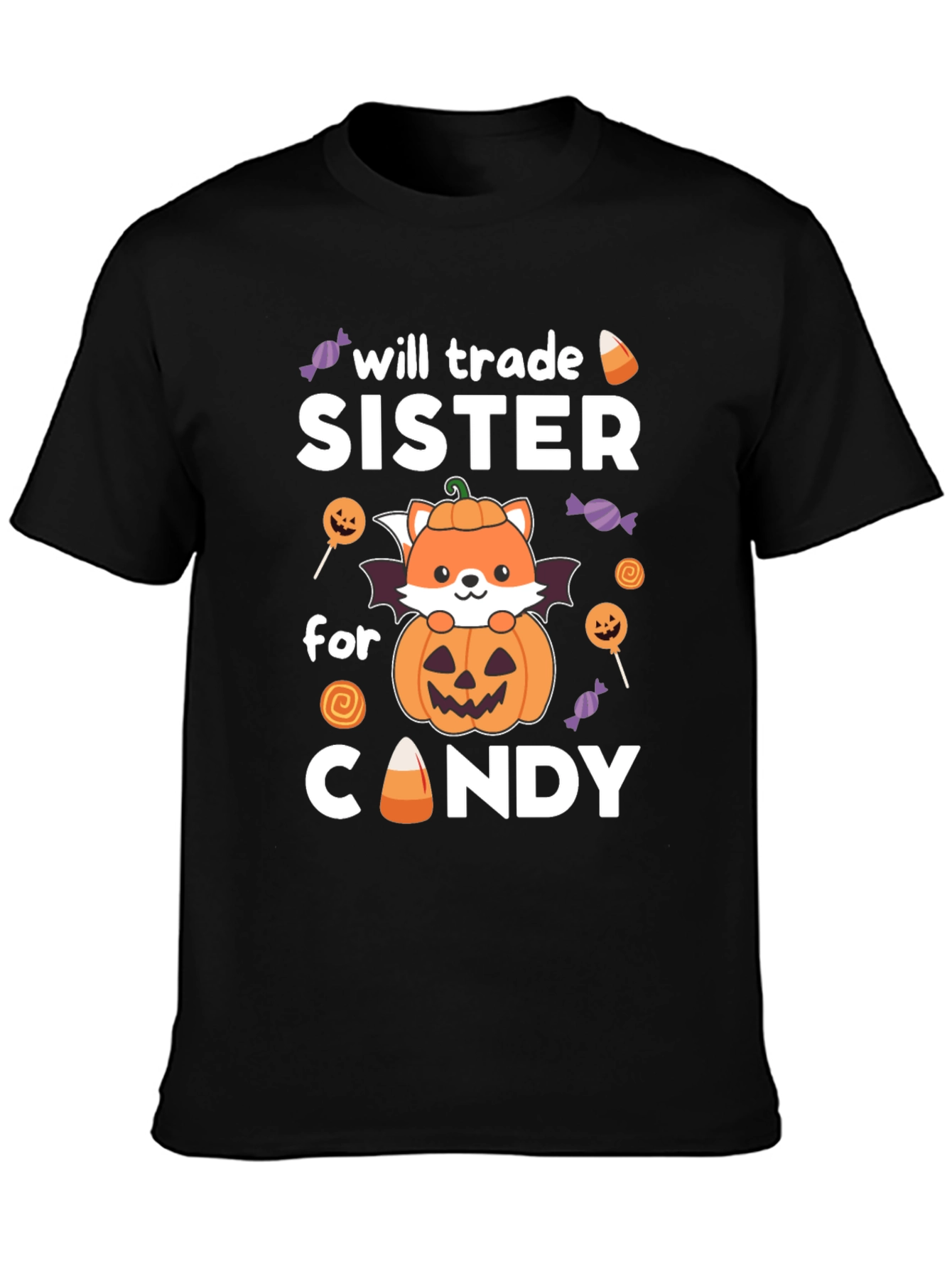 Camiseta Halloween: Cambio Hermana por Dulces