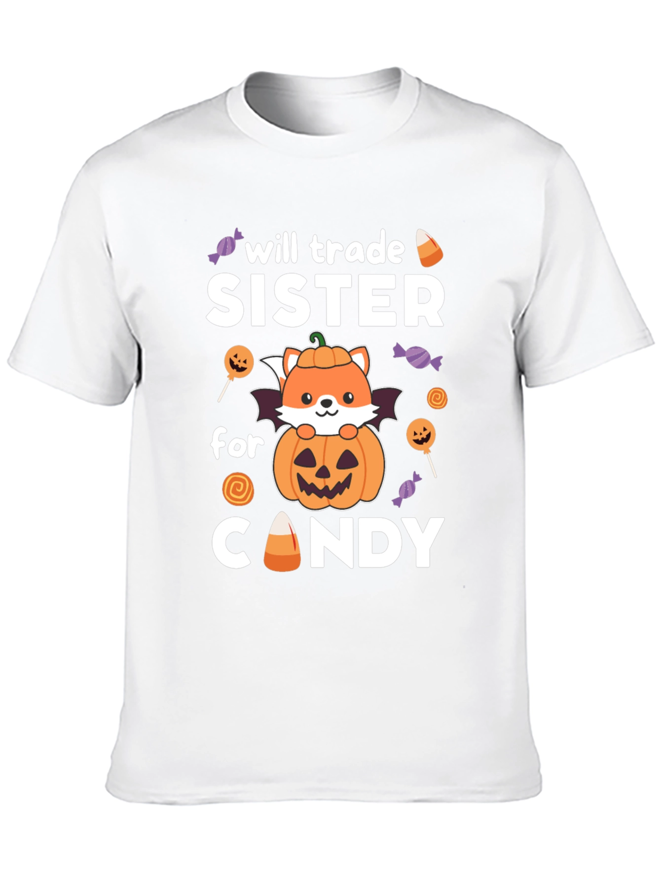 Camiseta Halloween: Cambio Hermana por Dulces