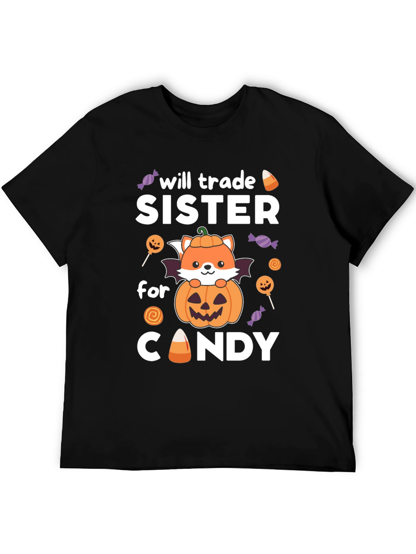 Camiseta Halloween: Cambio Hermana por Dulces