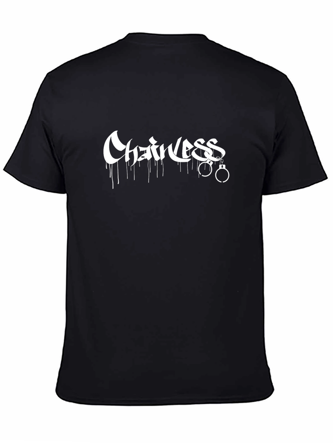 Camiseta Negra Chainless - Libertad con Estilo