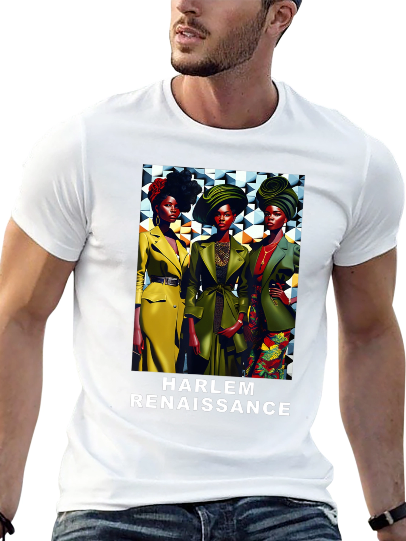 Camiseta Harlem Renaissance - Elegancia y Estilo Artístico