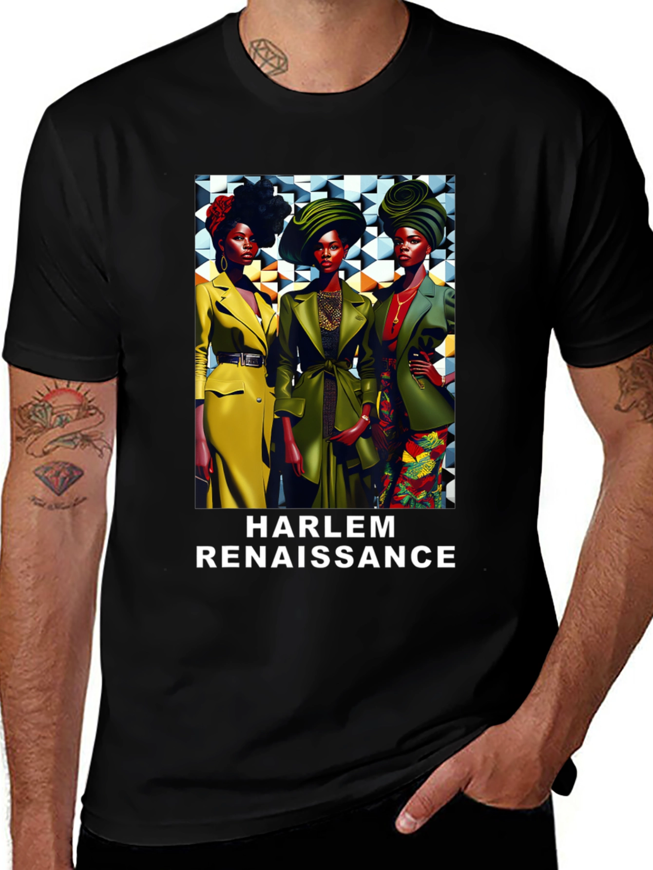 Camiseta Harlem Renaissance - Elegancia y Estilo Artístico