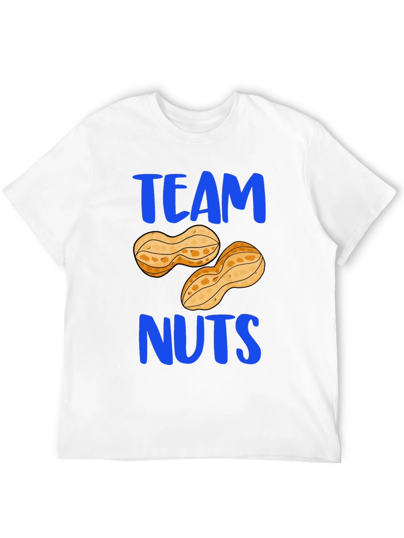 Camiseta Hombre Negra Team Nuts Divertida