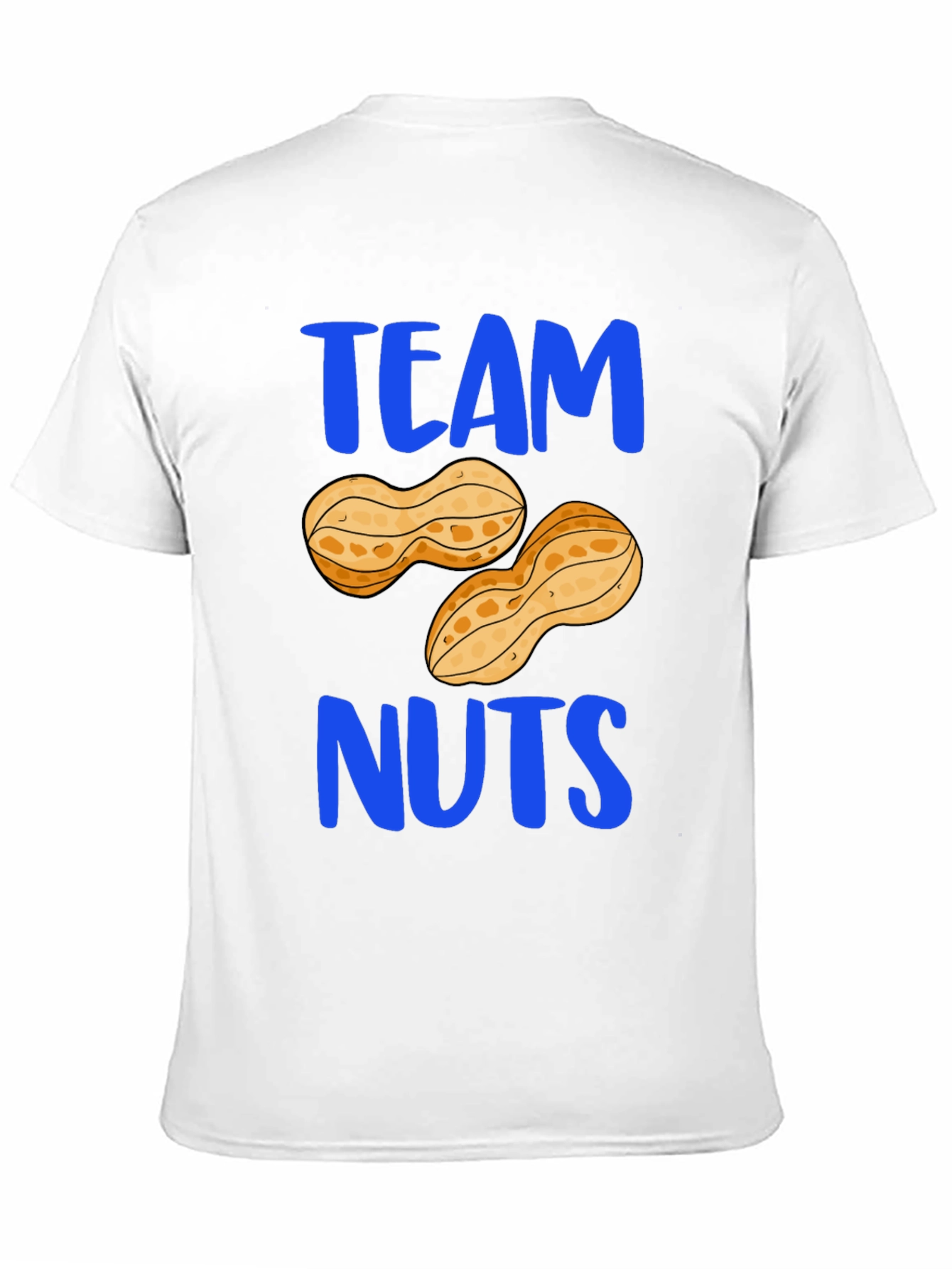 Camiseta Hombre Negra Team Nuts Divertida